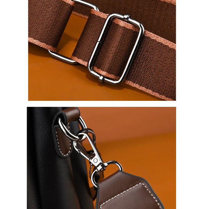 Women's Luxury Travel Bag– Retro Textured Bucket Shoulder & Crossbody Bag-Tote Bag-Brown-Free Shipping Leatheretro
