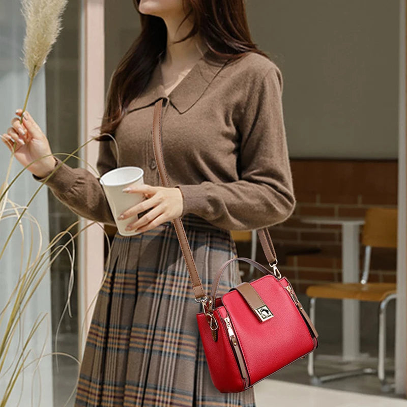 Fashion Crossbody Bag High-End Shoulder Purse-Handbags-Blue-Free Shipping Leatheretro