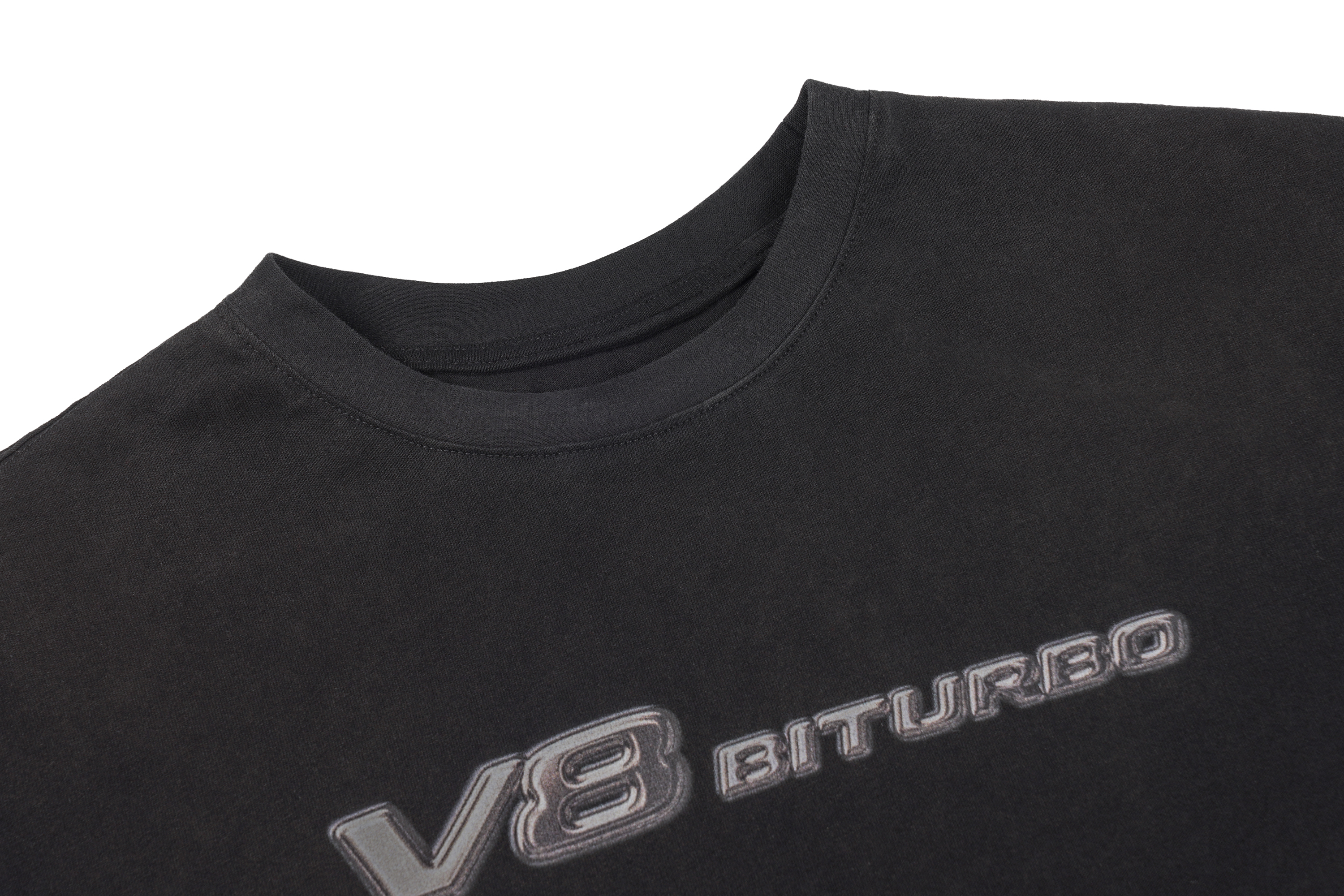 UNDERWATER Demon Eye Racing Graphic Washed T-Shirt-T Shirt-S-Free Shipping Leatheretro