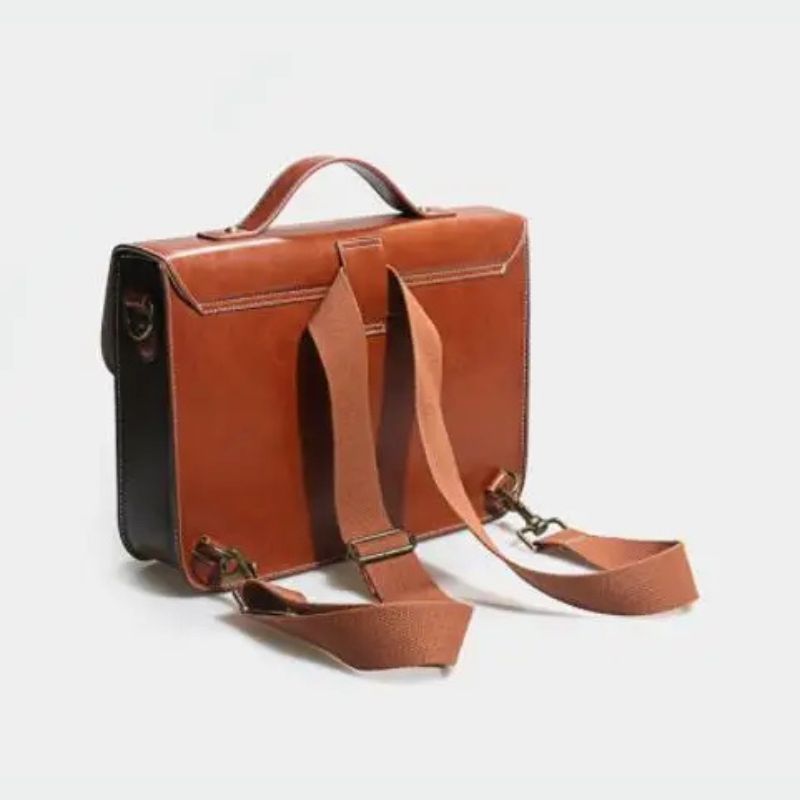 Retro Leather Women backpacks Shoulder Bag - Laptop Business Handbags-Backpacks-Black-Small-Free Shipping Leatheretro
