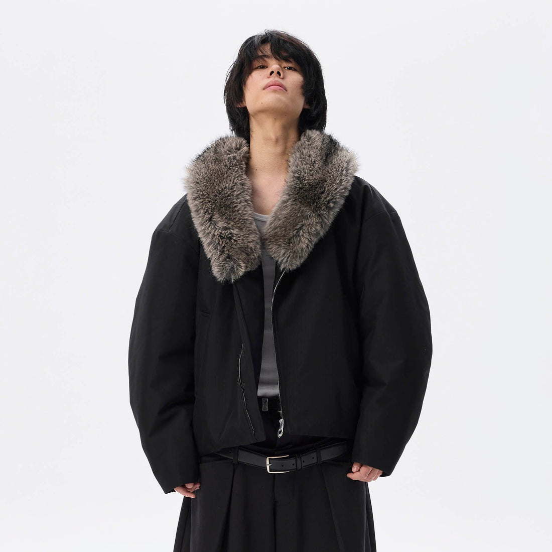 WHISTLEHUNTER Detachable Faux Fur Collar Waterproof Padded Jacket-Jacket-S-Free Shipping Leatheretro