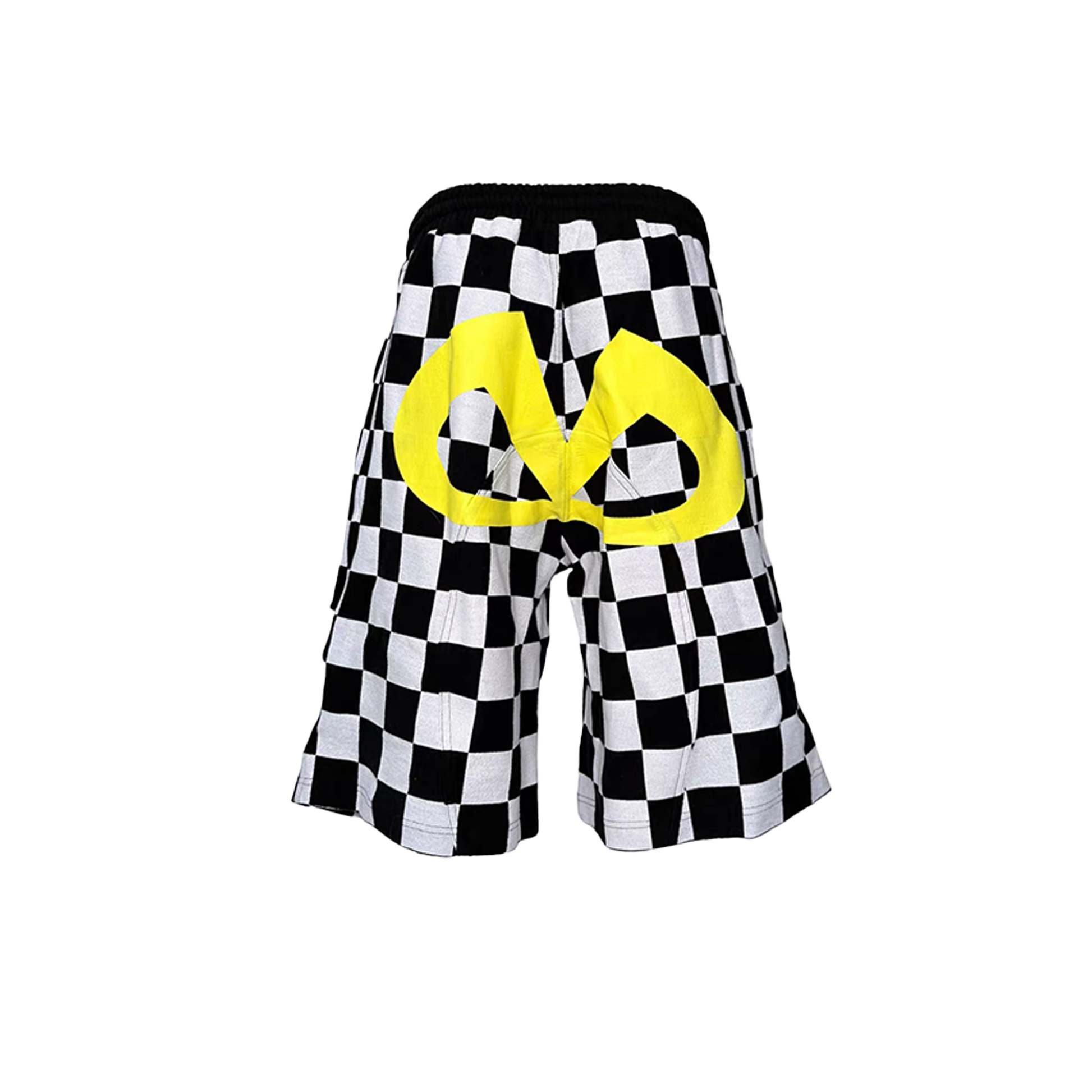 PCCVISION Checkerboard Pleated Baggy Shorts-Shorts-S (Preorder)-Free Shipping Leatheretro