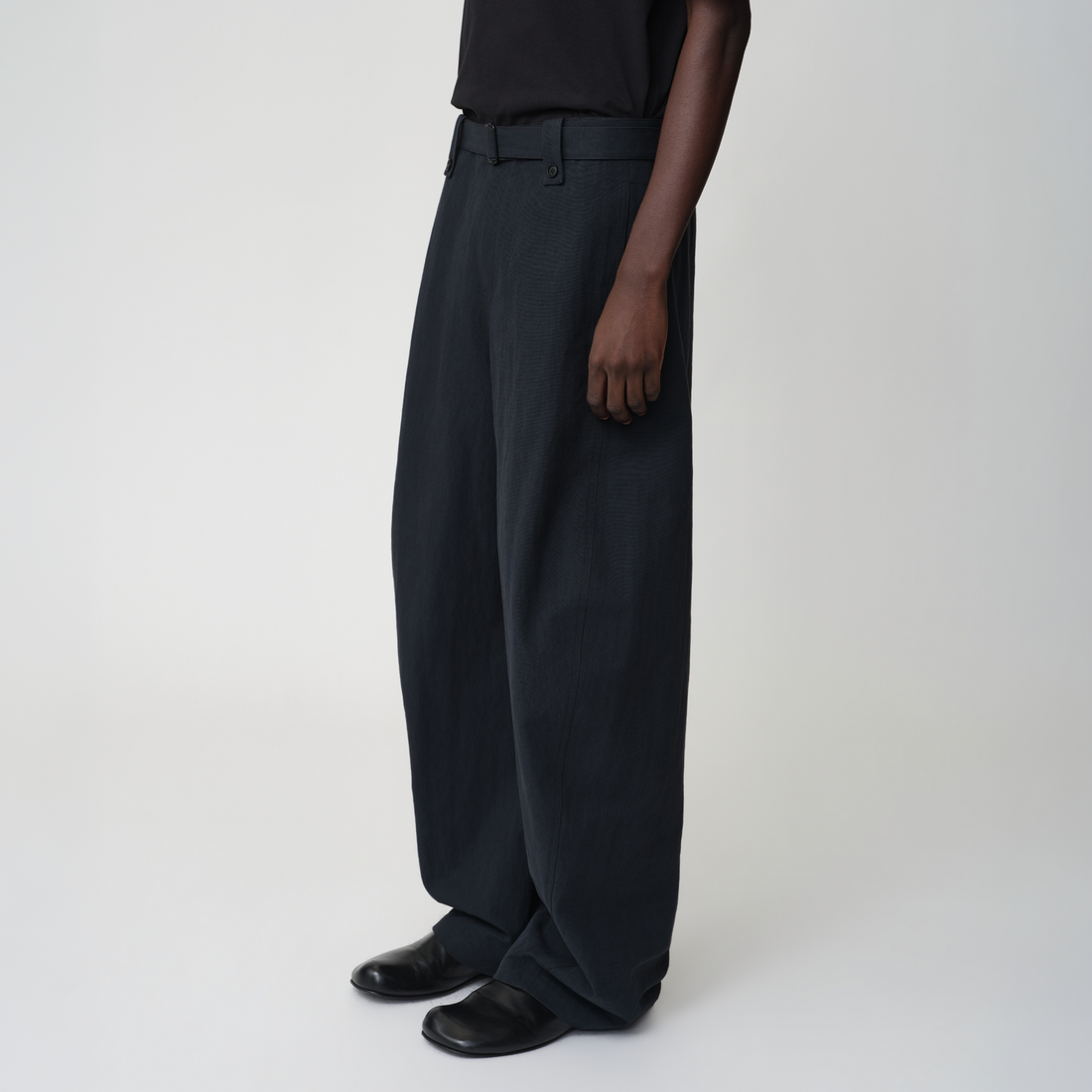 OPICLOTH Essential Adjustable Straight-Leg Trousers-Pants-XS-Free Shipping Leatheretro