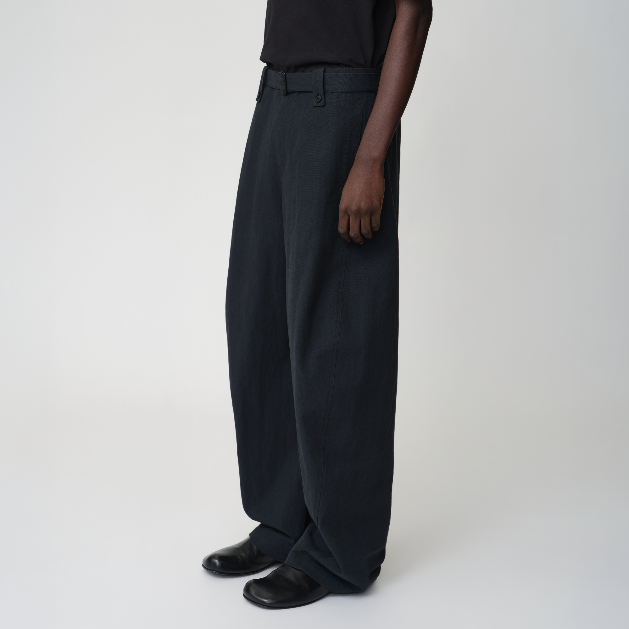 OPICLOTH Essential Adjustable Straight-Leg Trousers-Pants-XS-Free Shipping Leatheretro