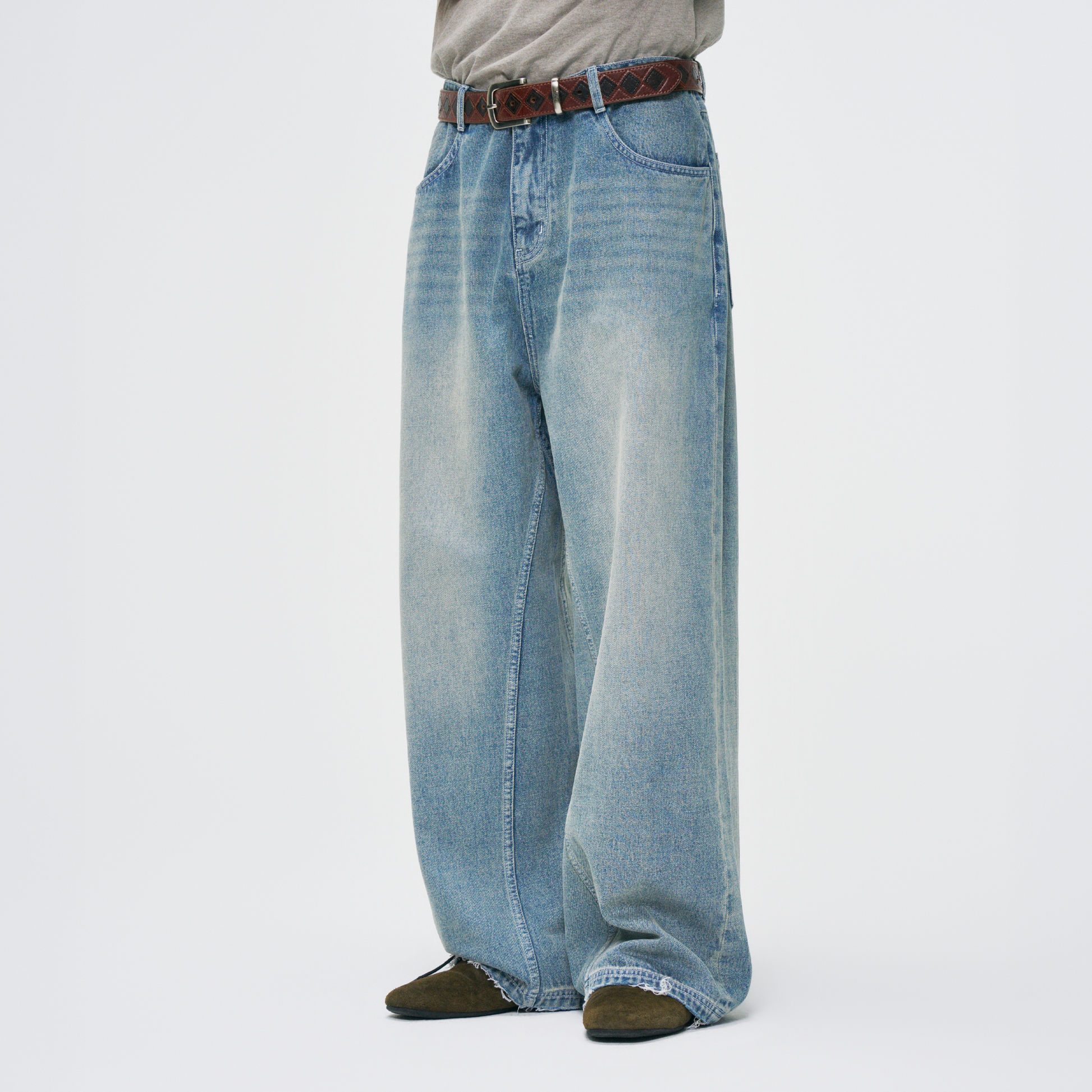 GONGHE REPUB Essential Washed Straight-Leg Jeans-Jeans-XS-Free Shipping Leatheretro