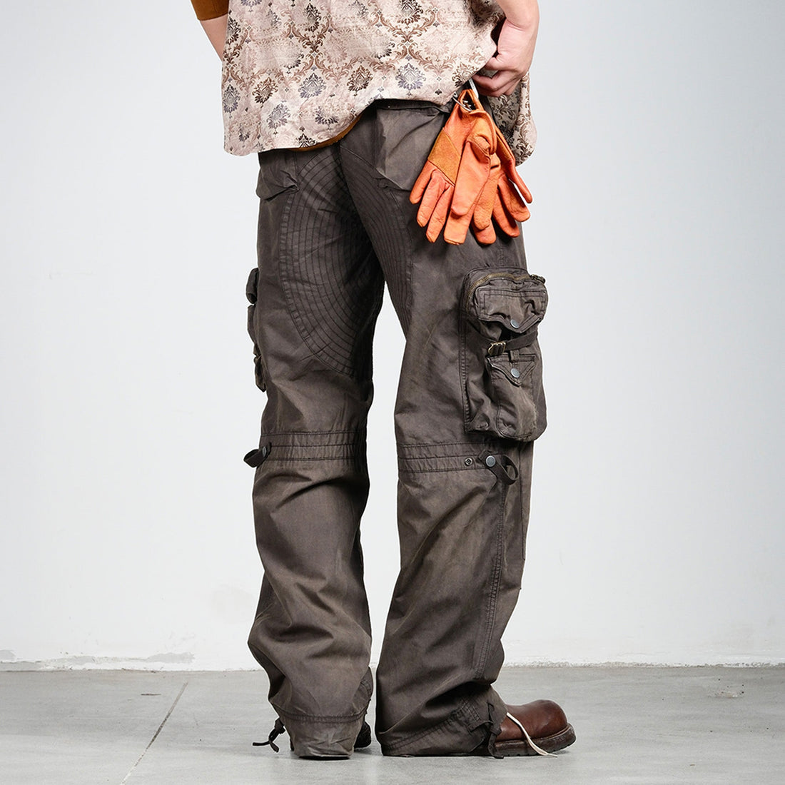 NEIGBORL Multi-Pocket Paratrooper Cargo Pants-Pants-S-Free Shipping Leatheretro