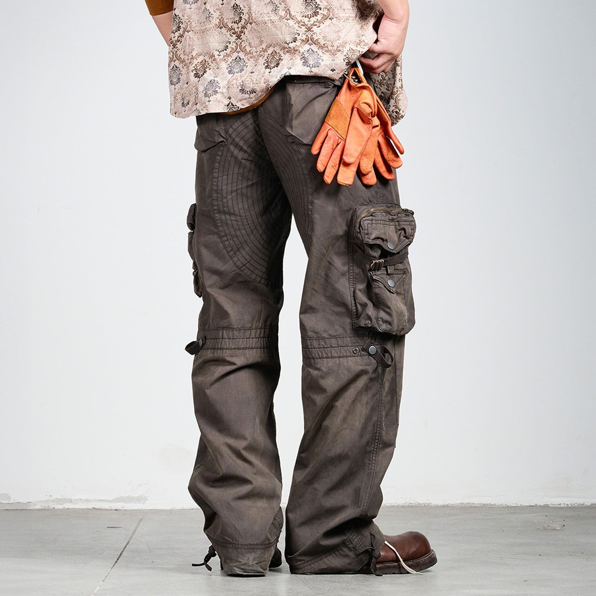 NEIGBORL Multi-Pocket Paratrooper Cargo Pants-Pants-S-Free Shipping Leatheretro