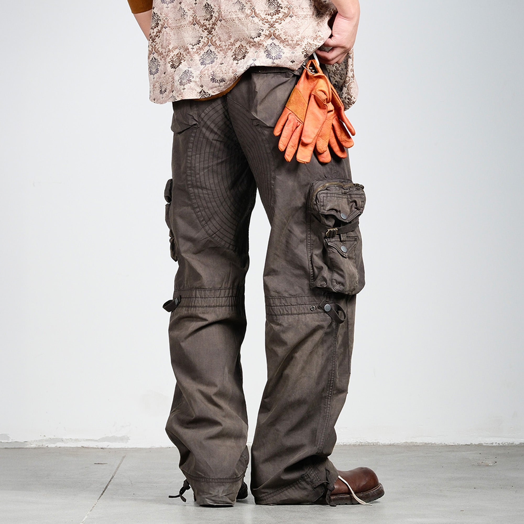 NEIGBORL Multi-Pocket Paratrooper Cargo Pants-Pants-S-Free Shipping Leatheretro