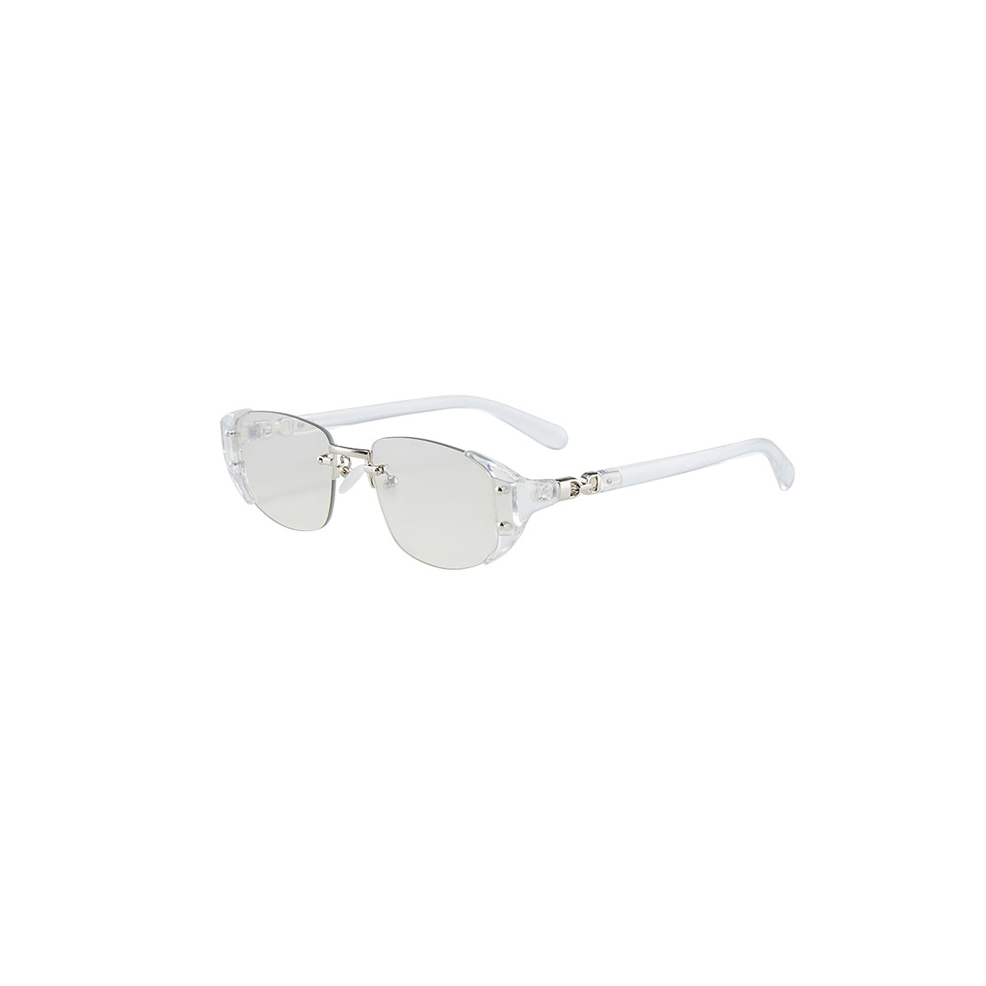 DAMAGE ASIA Translucent Gradient Rimless Sunglasses-Sunglasses-One Size-Free Shipping Leatheretro