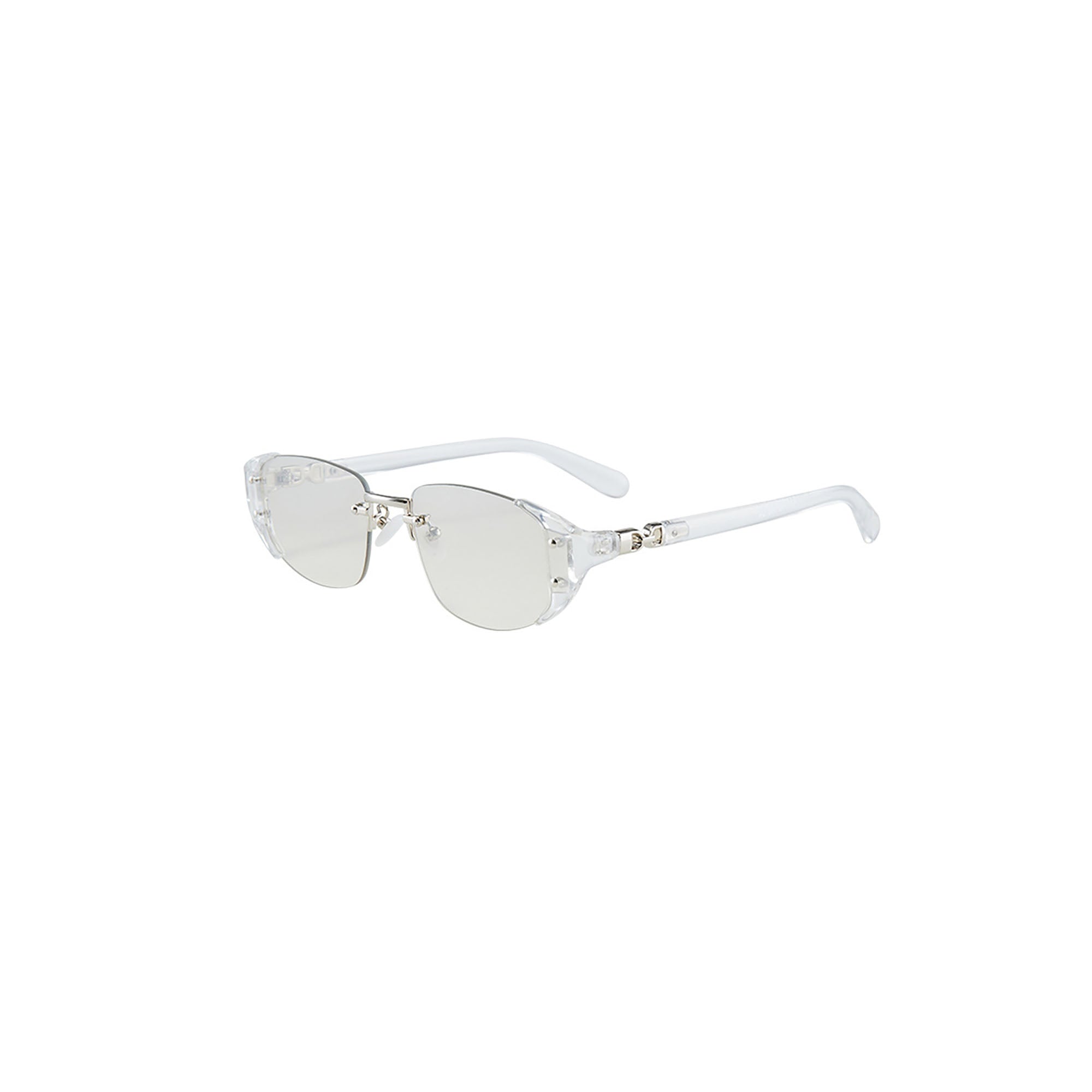 DAMAGE ASIA Translucent Gradient Rimless Sunglasses-Sunglasses-One Size-Free Shipping Leatheretro