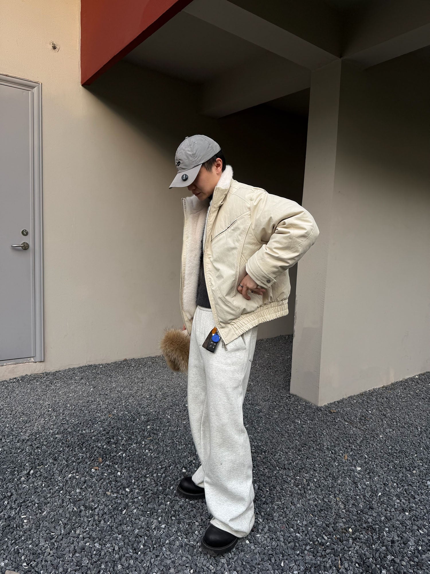 CATSSTAC Detachable Hood Down Jacket-Jacket-S (Preorder)-Black-Free Shipping Leatheretro