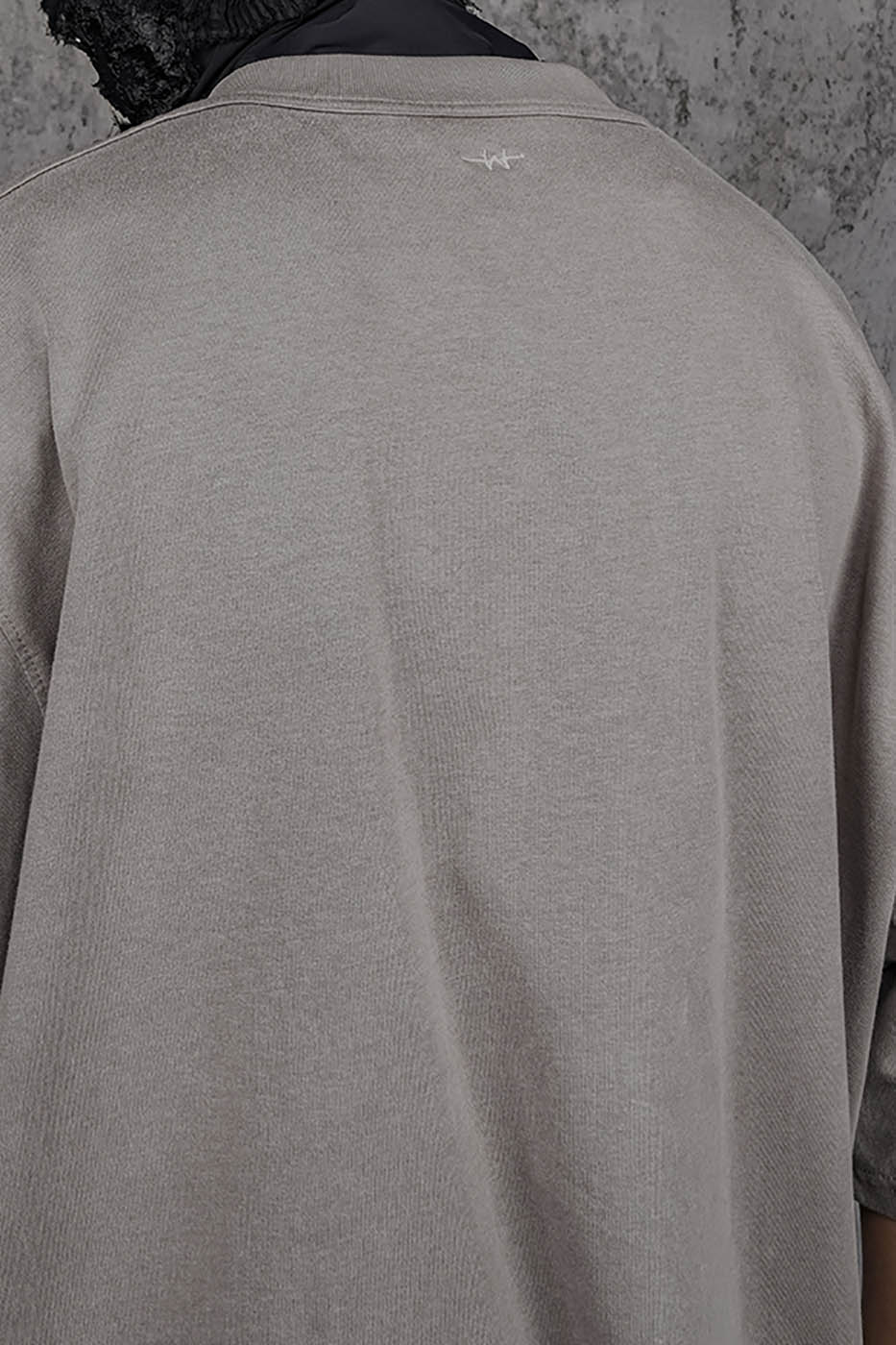 UNDERWATER Distressed Embroidery T-Shirt Light Sand-T Shirt-S-Free Shipping Leatheretro