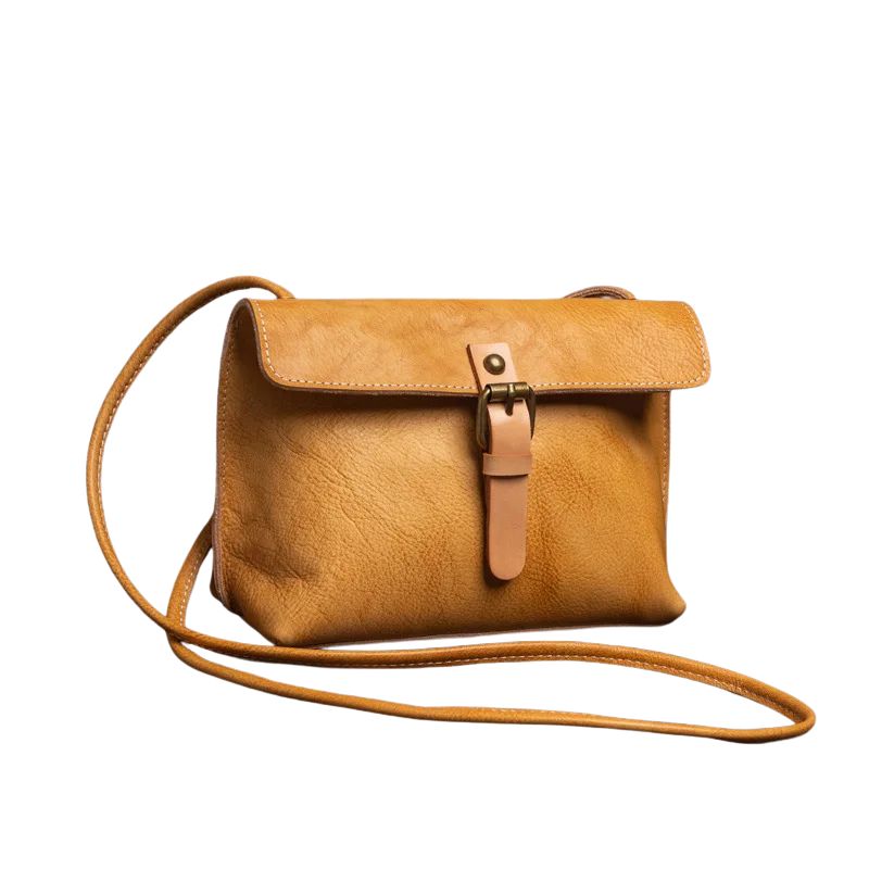 Vintage Genuine Leather Crossbody Bag for Women-Handbags-Coffee-Free Shipping Leatheretro