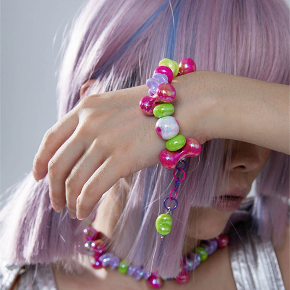 ILLUSORY Bubble Bone Bracelet-Bracelet-One Size (7.9 Inches)-Free Shipping Leatheretro