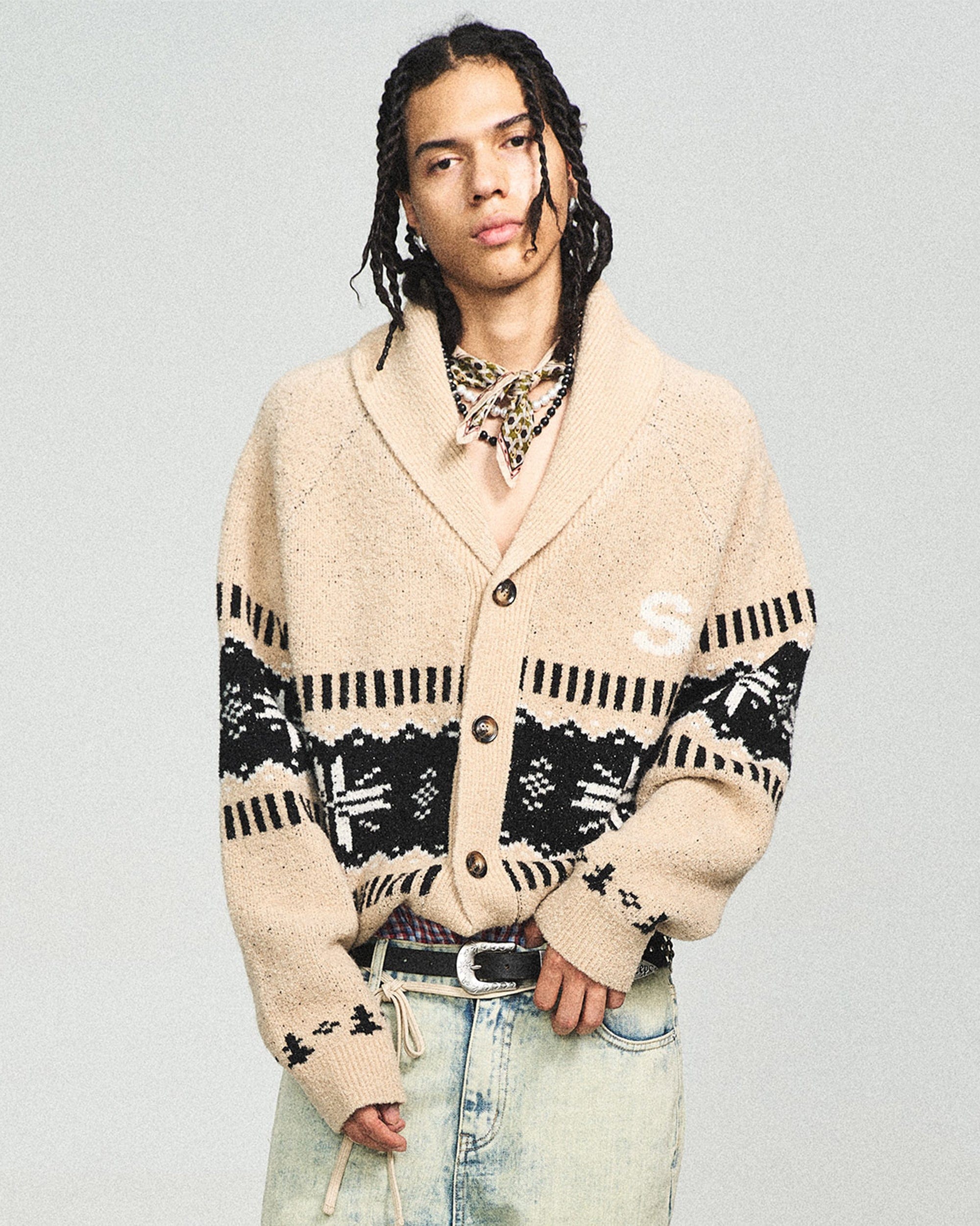 STEEPC Classic Knitted Cardigan-Jacket-S-Free Shipping Leatheretro