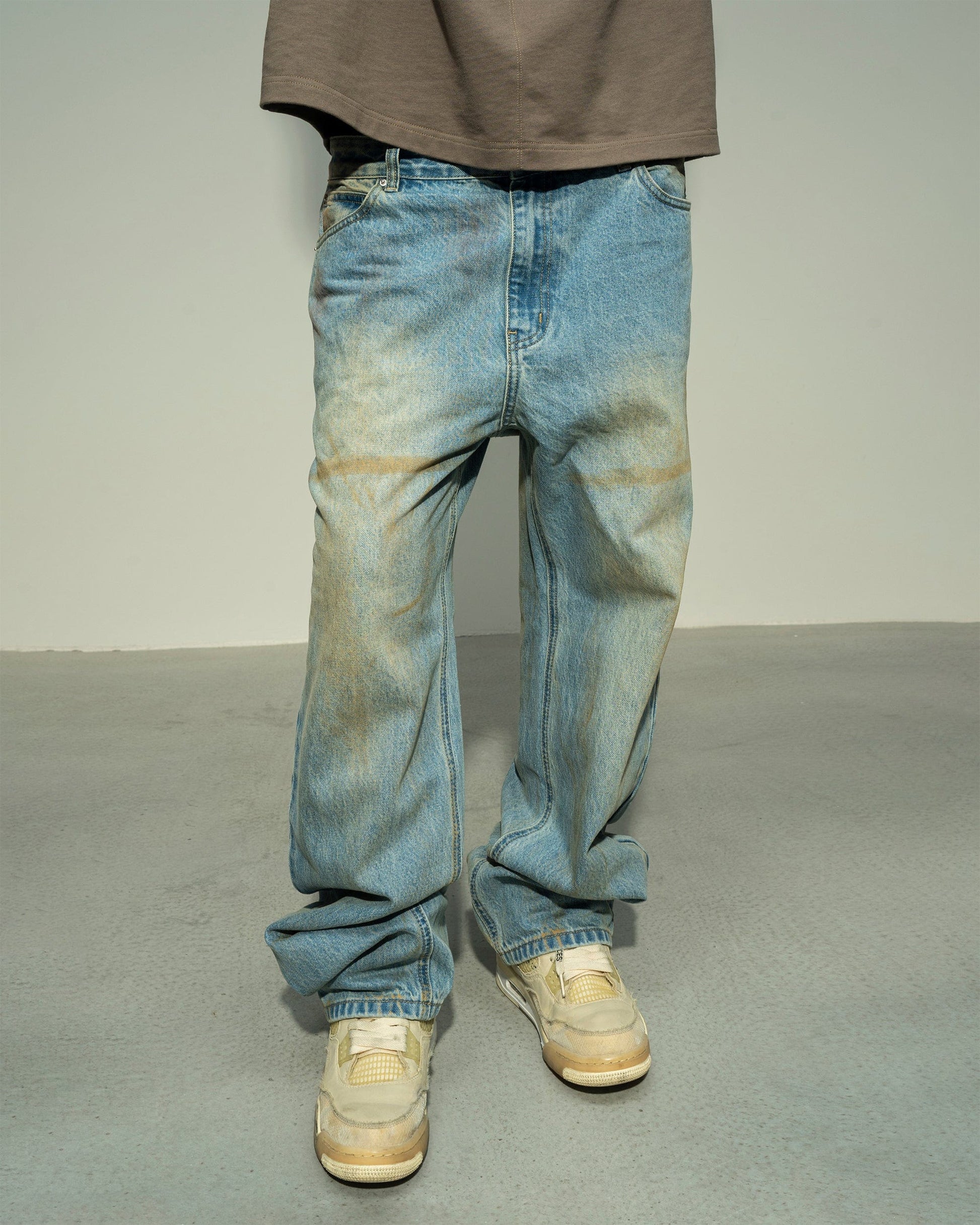 MAKEMORE Modern Vintage Washed Jeans-Jeans-S-Free Shipping Leatheretro