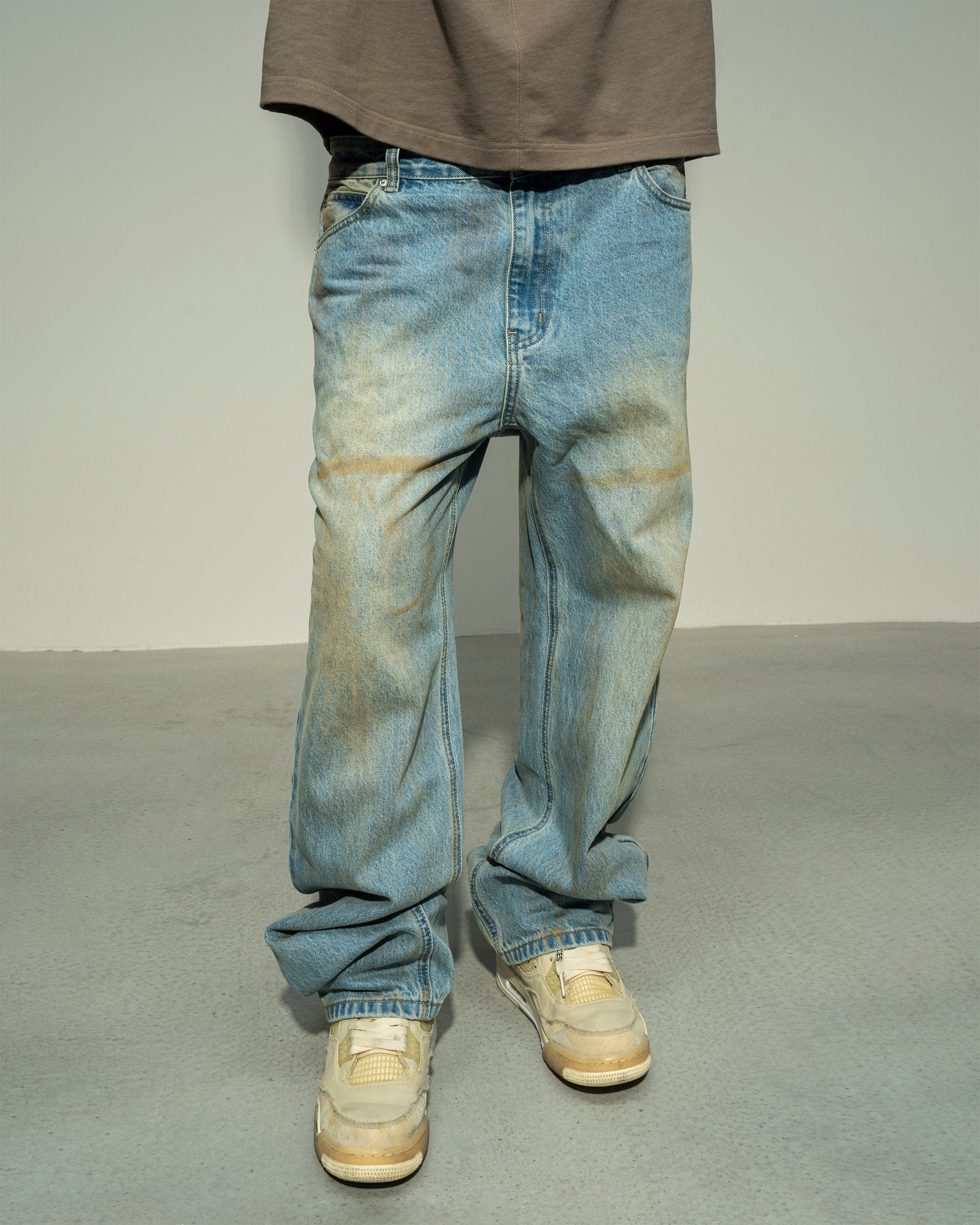 MAKEMORE Modern Vintage Washed Jeans-Jeans-S-Free Shipping Leatheretro