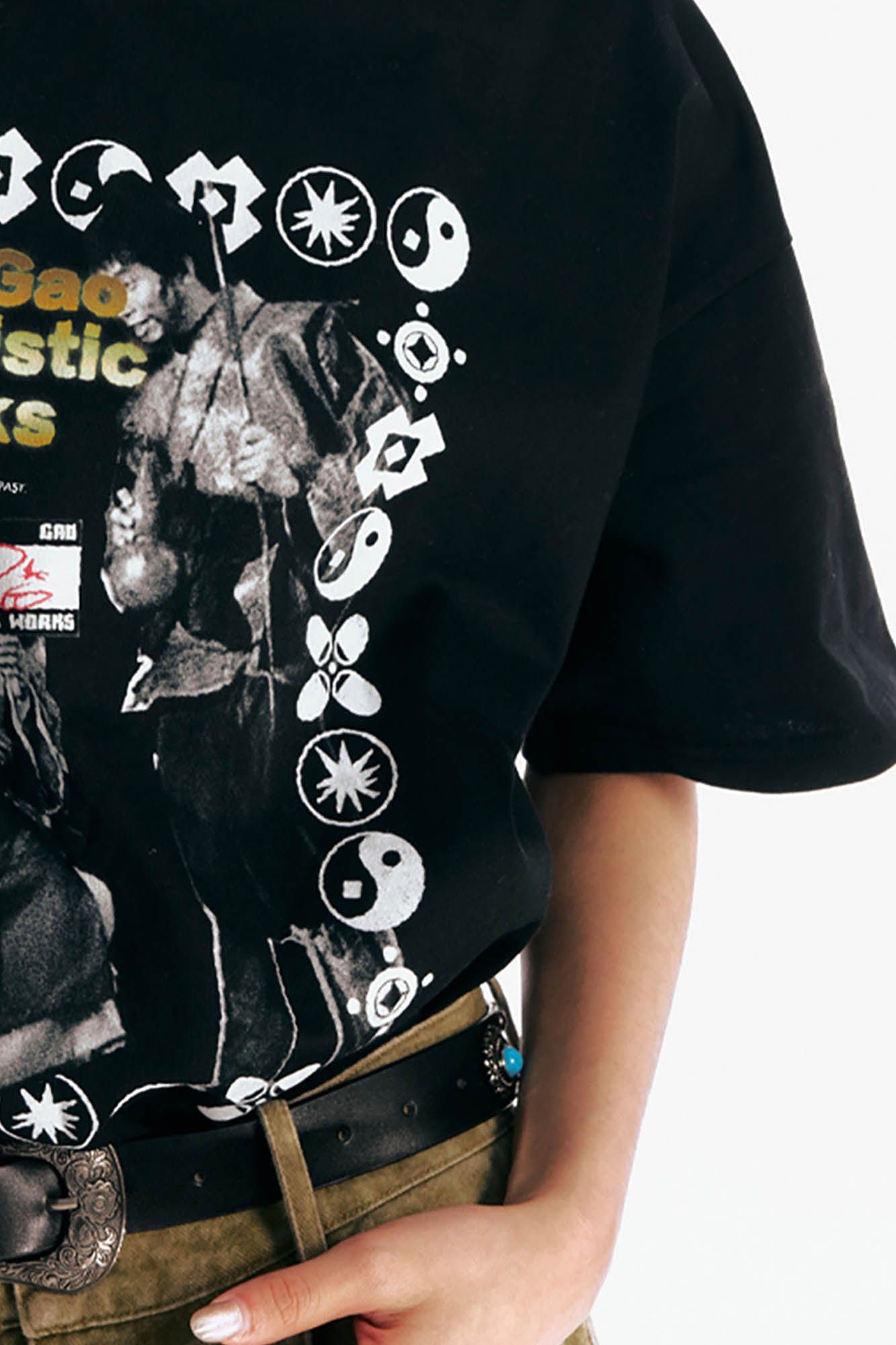 1997 POSTOFFICE Retro HK Movie T-Shirt-T Shirt-S-Black-Free Shipping Leatheretro