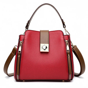 Fashion Crossbody Bag High-End Shoulder Purse-Handbags-Red-Free Shipping Leatheretro