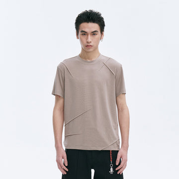 CATSSTAC Essential Scar-Stitch T-Shirts-T Shirt-M-Coffee-Free Shipping Leatheretro