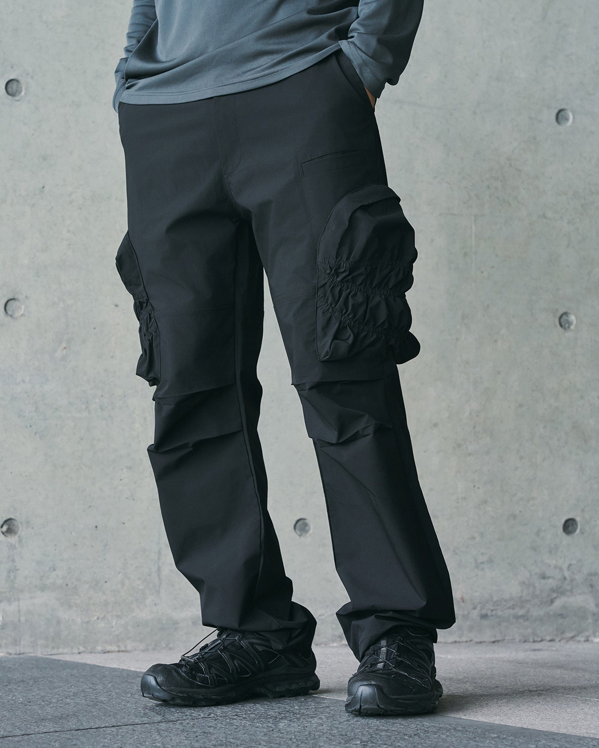 ENSHADOWER Modern Pleated Pocket Ourdoor Pants-Pants-S-Free Shipping Leatheretro