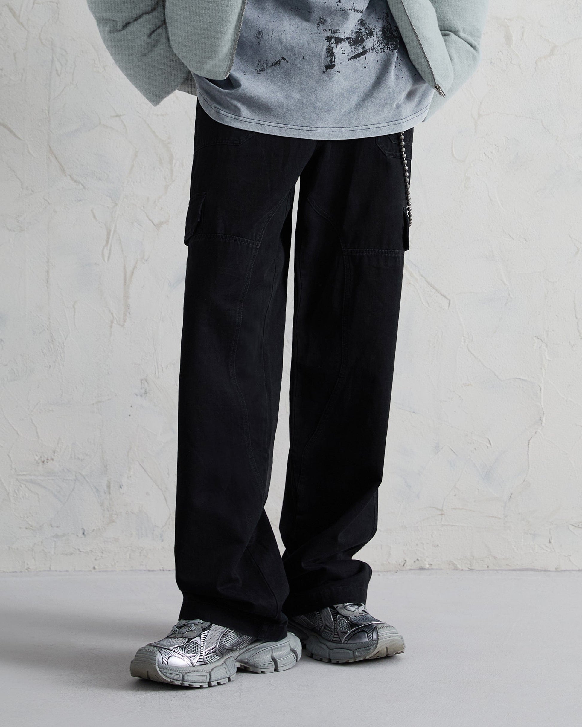 ORGANIC EMOTION Deconstructed Layered-pocket Button Pants-Pants-Apricot-XS-Free Shipping Leatheretro