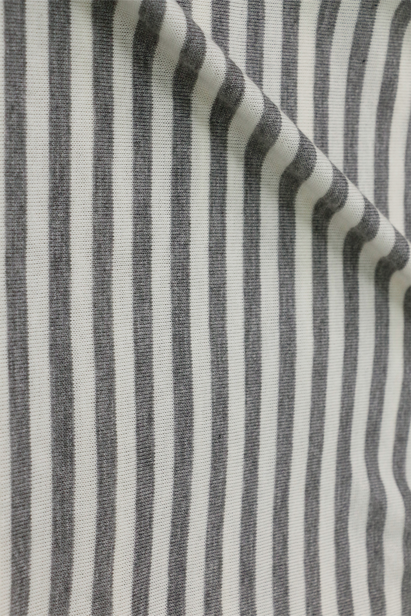 RELABEL Striped Wool-Blend Detachable Hood Tee-T Shirt-XS-Gray-Free Shipping Leatheretro