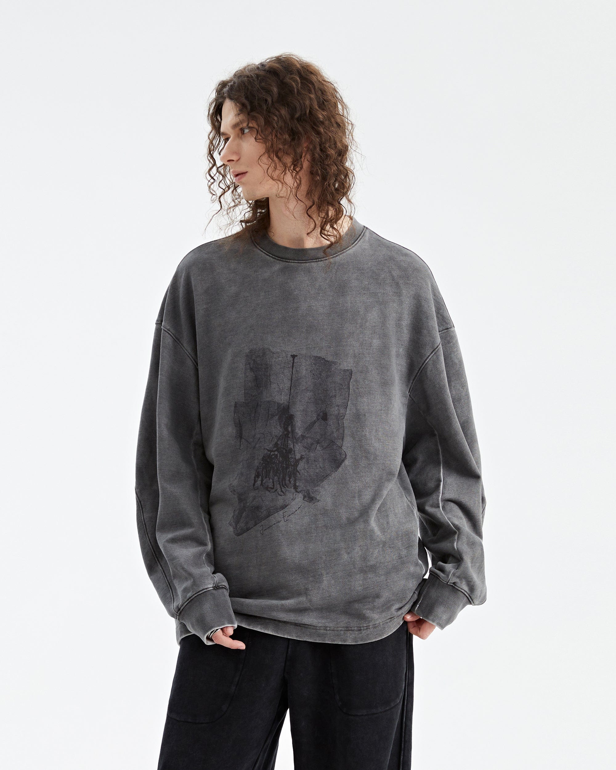 ORGANIC EMOTION The La Vengeance De Hop Frog Long-Sleeve T-Shirts-L/S Tee-S-Free Shipping Leatheretro