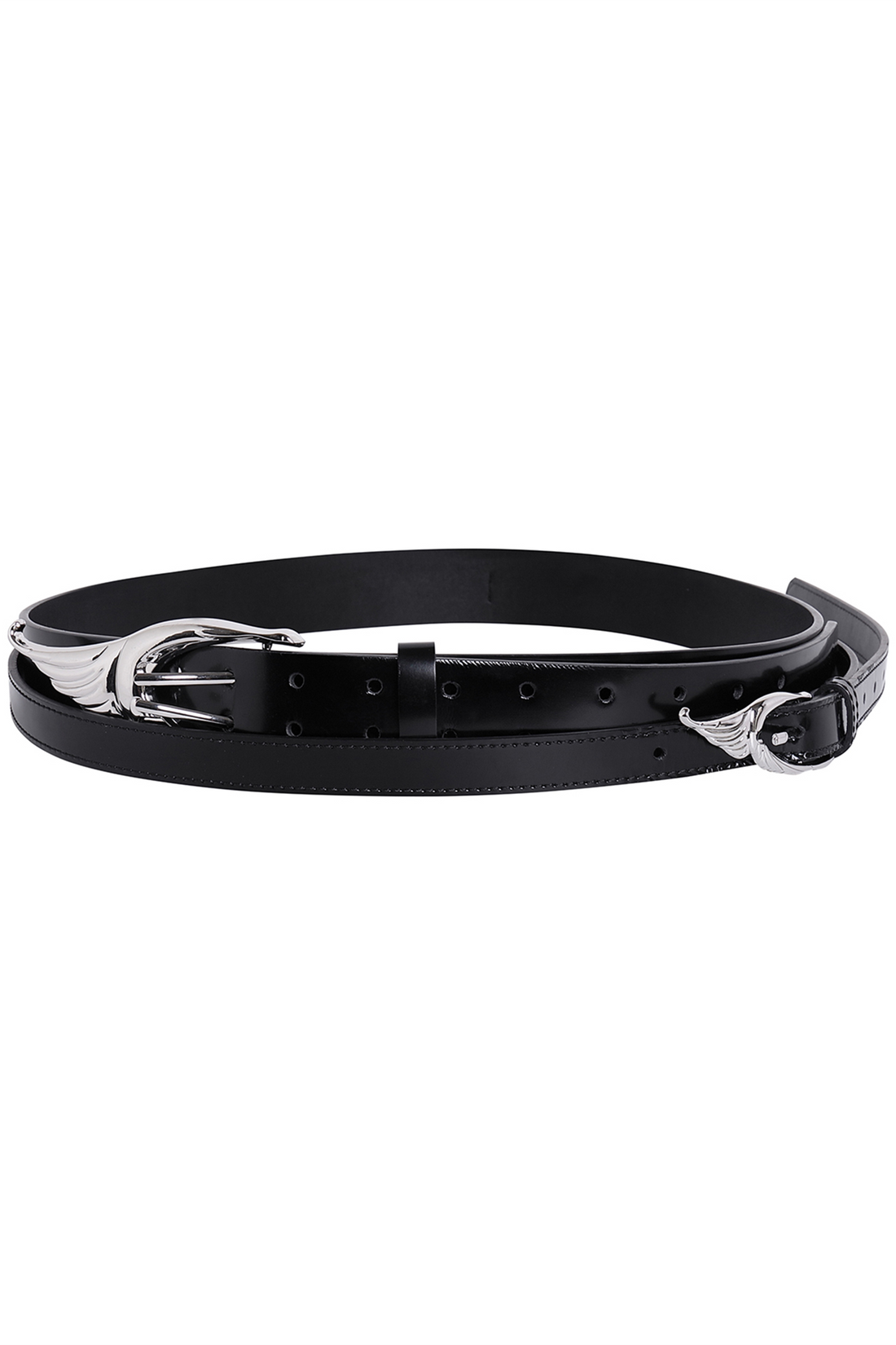 WHISTLEHUNTER Double-Layer Gloss Leather Belt-Accessories-One Size (Preorder)-Free Shipping Leatheretro
