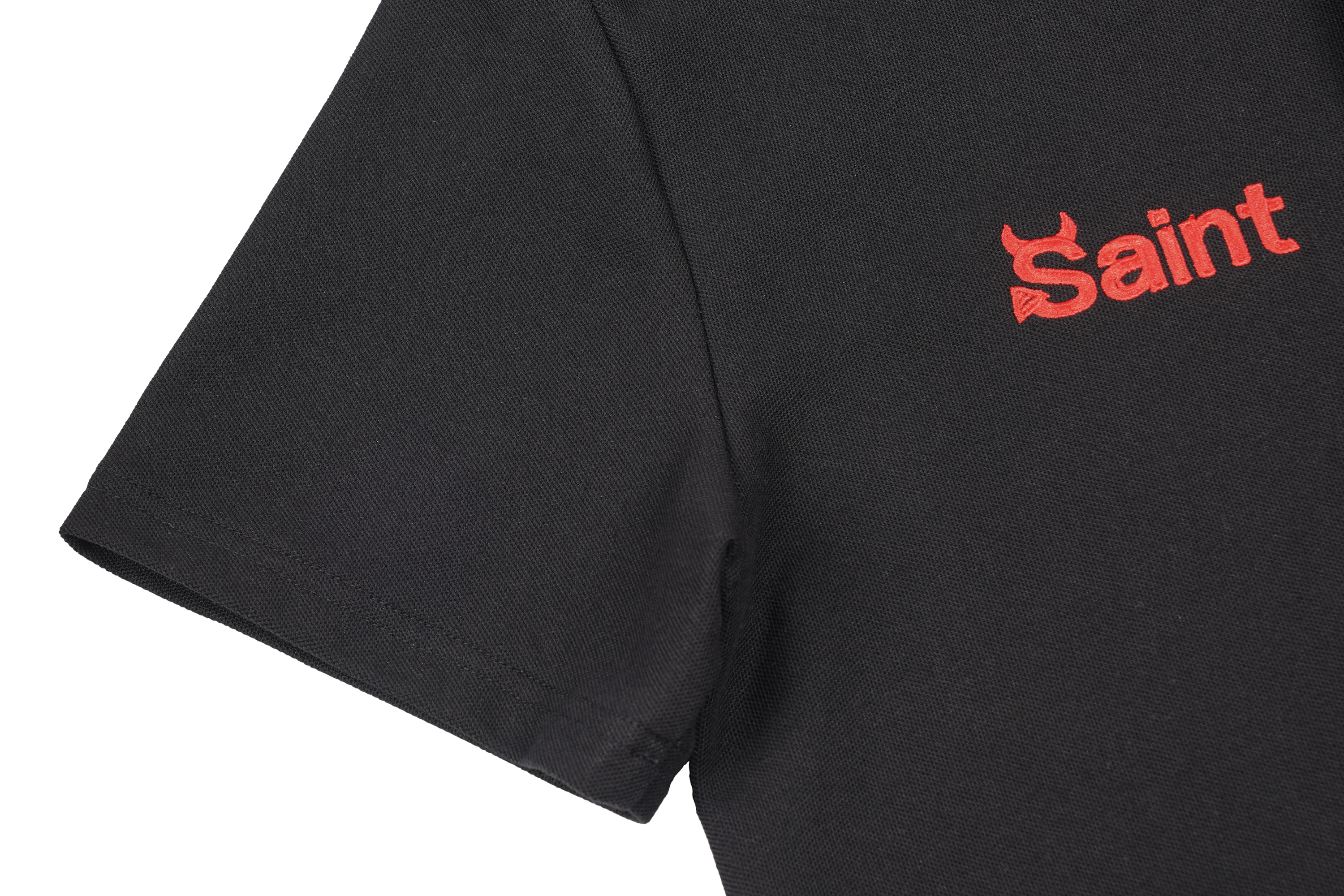 UNDERWATER Lucifer Embroidered Polo Shirt-T Shirt-S (Preorder)-Free Shipping Leatheretro