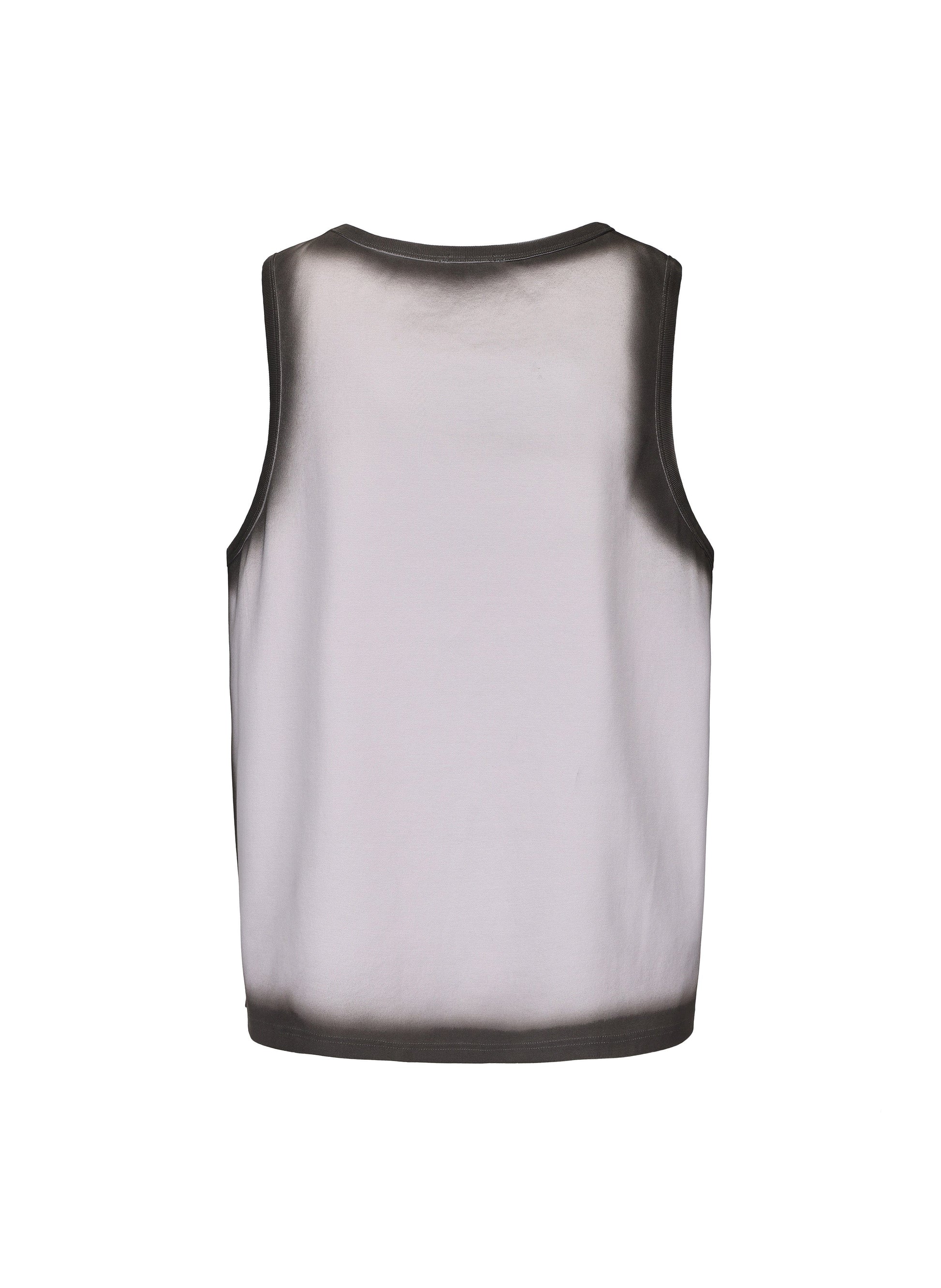 VANN VALRENCE Distressed Edge-Sprayed Oversized Tank Top-T Shirt-S-Free Shipping Leatheretro