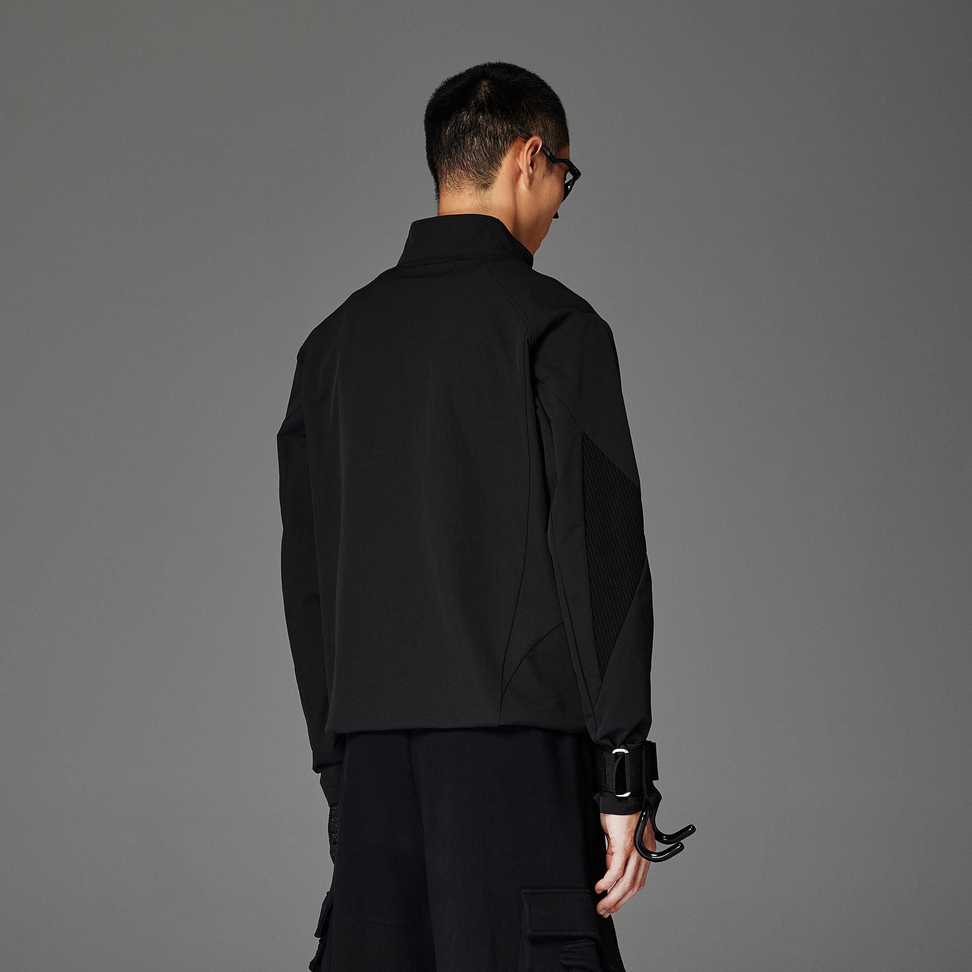 CATSSTAC Essential Panel Softshell Jacket-Jacket-M-Light Gray-Free Shipping Leatheretro