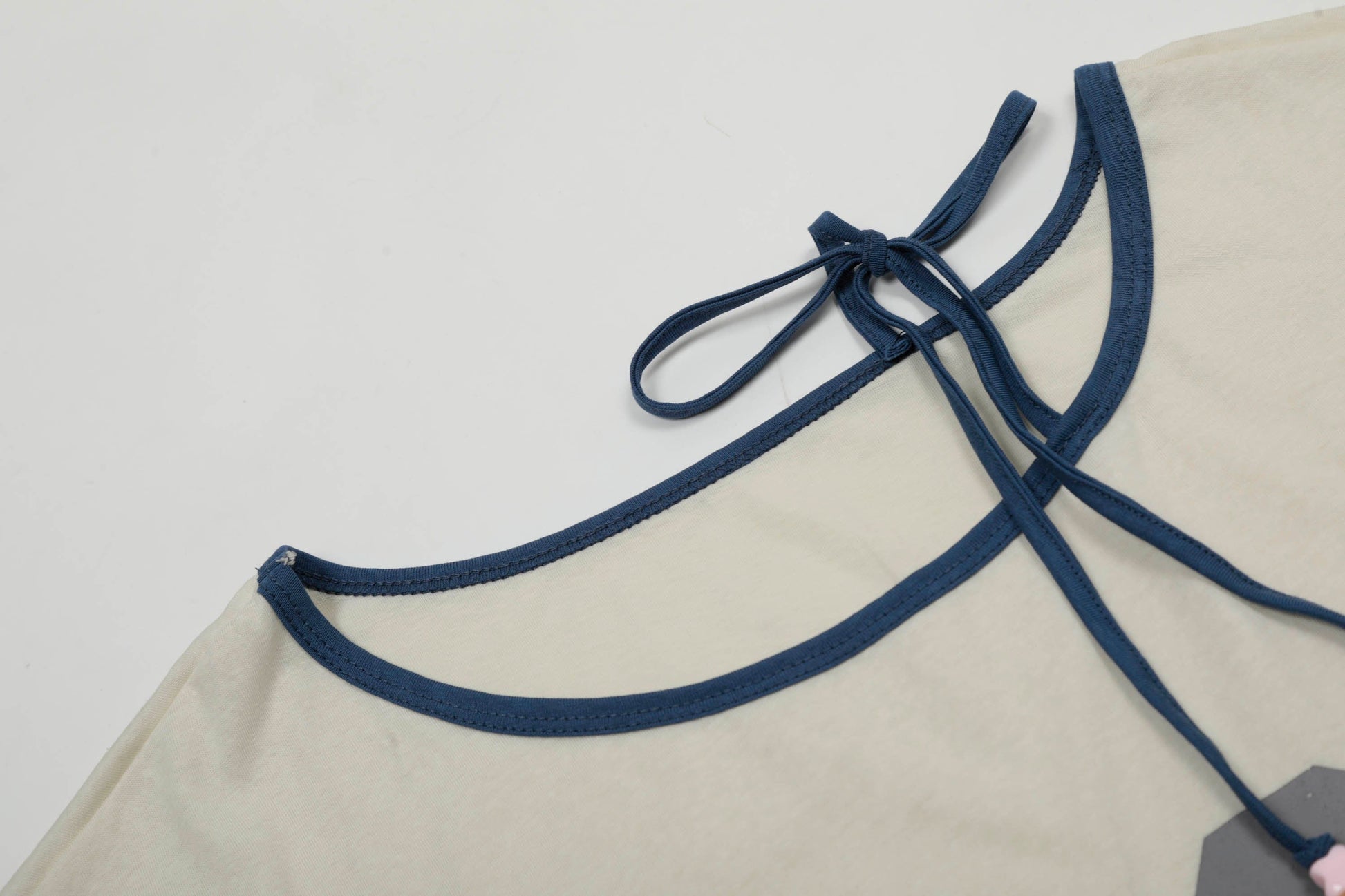 CLP No.06 Drawstring Neck Long-Sleeve Tee-L/S Tee-S-Free Shipping Leatheretro