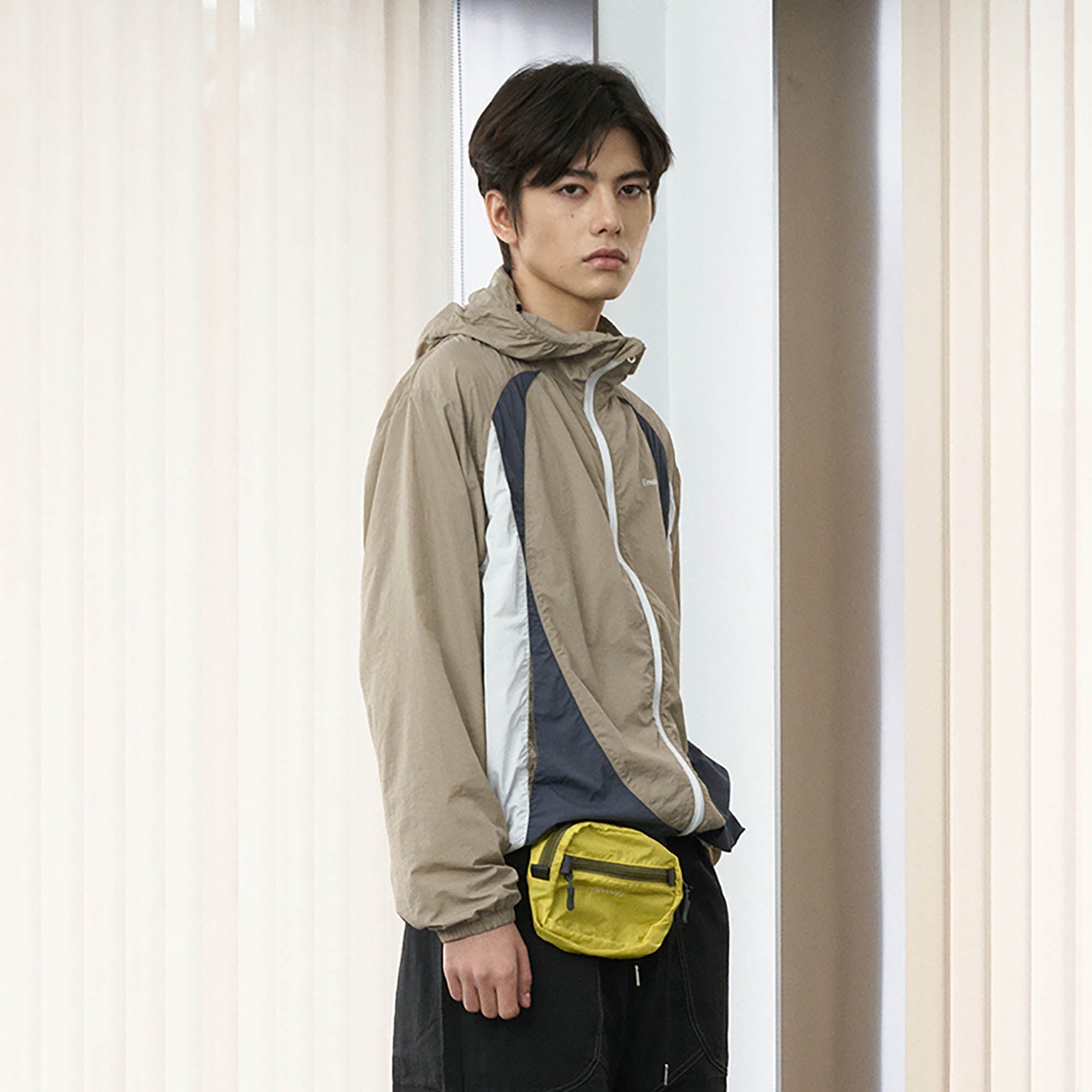 ENSHADOWER Foldable Spliced UV Protection Jacket-Jacket-S-Brown-Free Shipping Leatheretro