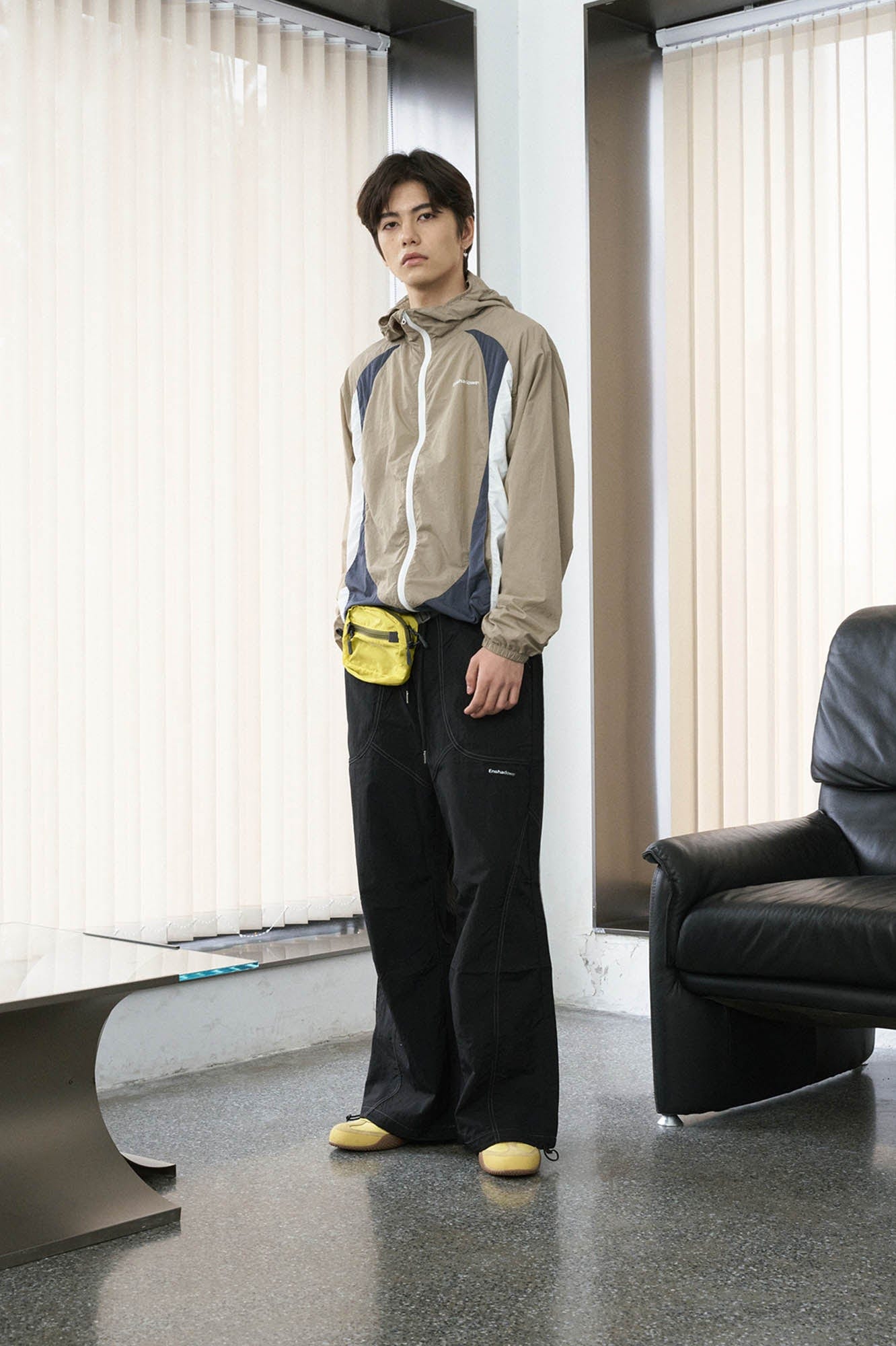 ENSHADOWER Foldable Spliced UV Protection Jacket-Jacket-S-Brown-Free Shipping Leatheretro