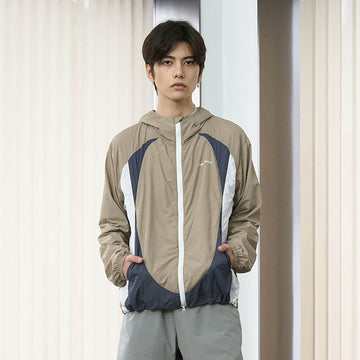 ENSHADOWER Foldable Spliced UV Protection Jacket-Jacket-S-Brown-Free Shipping Leatheretro