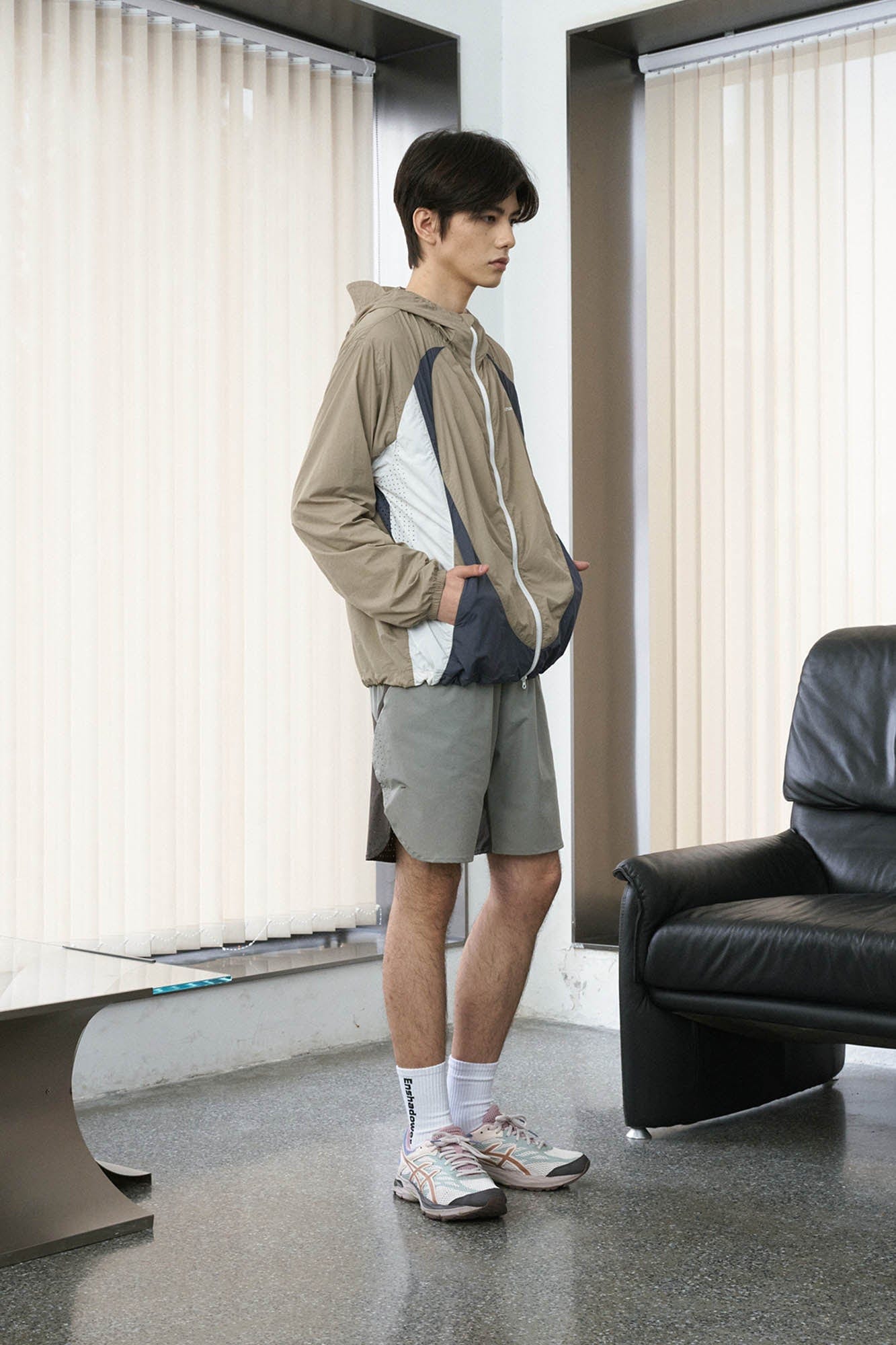 ENSHADOWER Foldable Spliced UV Protection Jacket-Jacket-S-Brown-Free Shipping Leatheretro