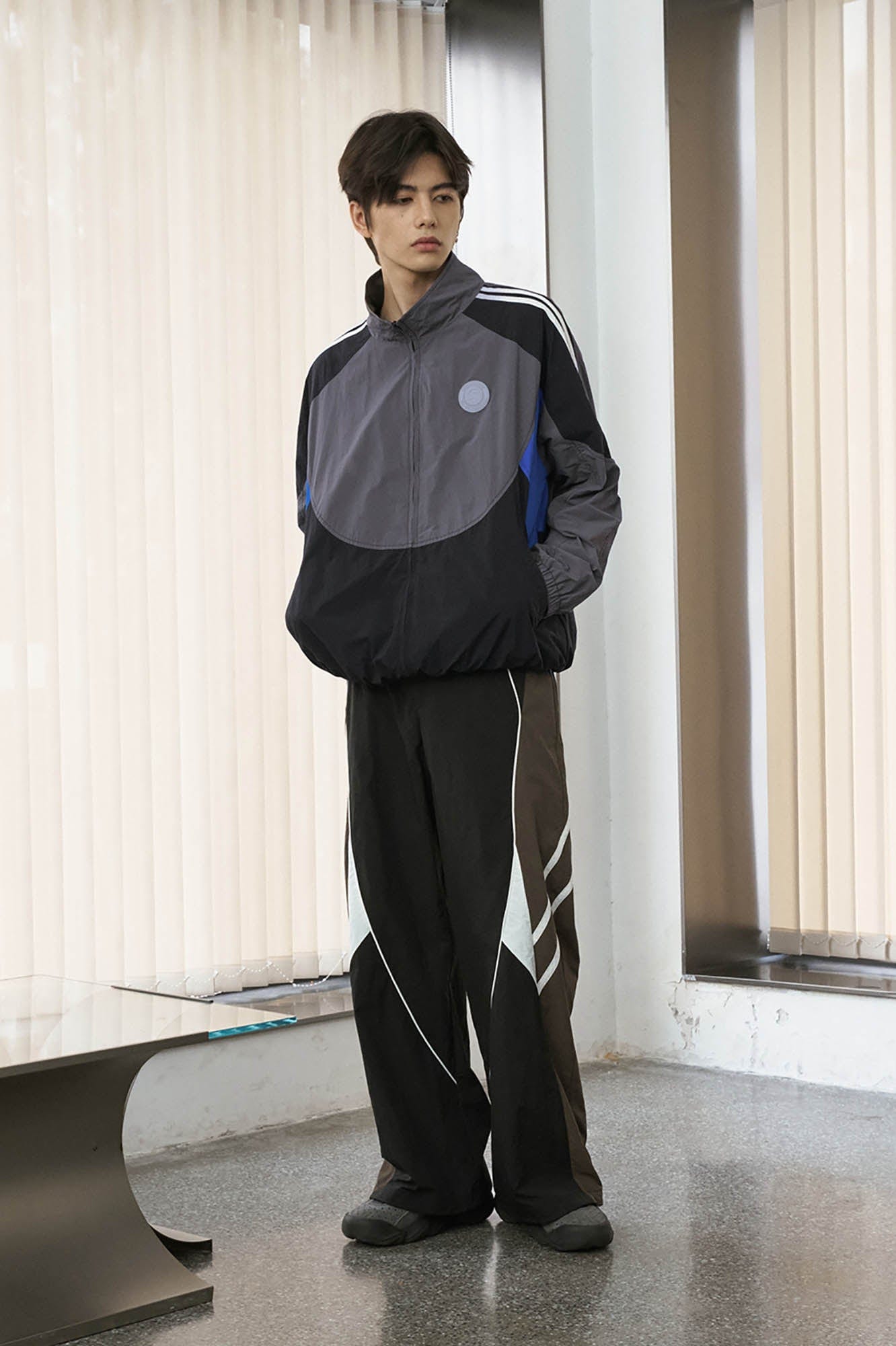 ENSHADOWER Contrast Striped Hem-Drawstring Pants-Pants-S-Free Shipping Leatheretro