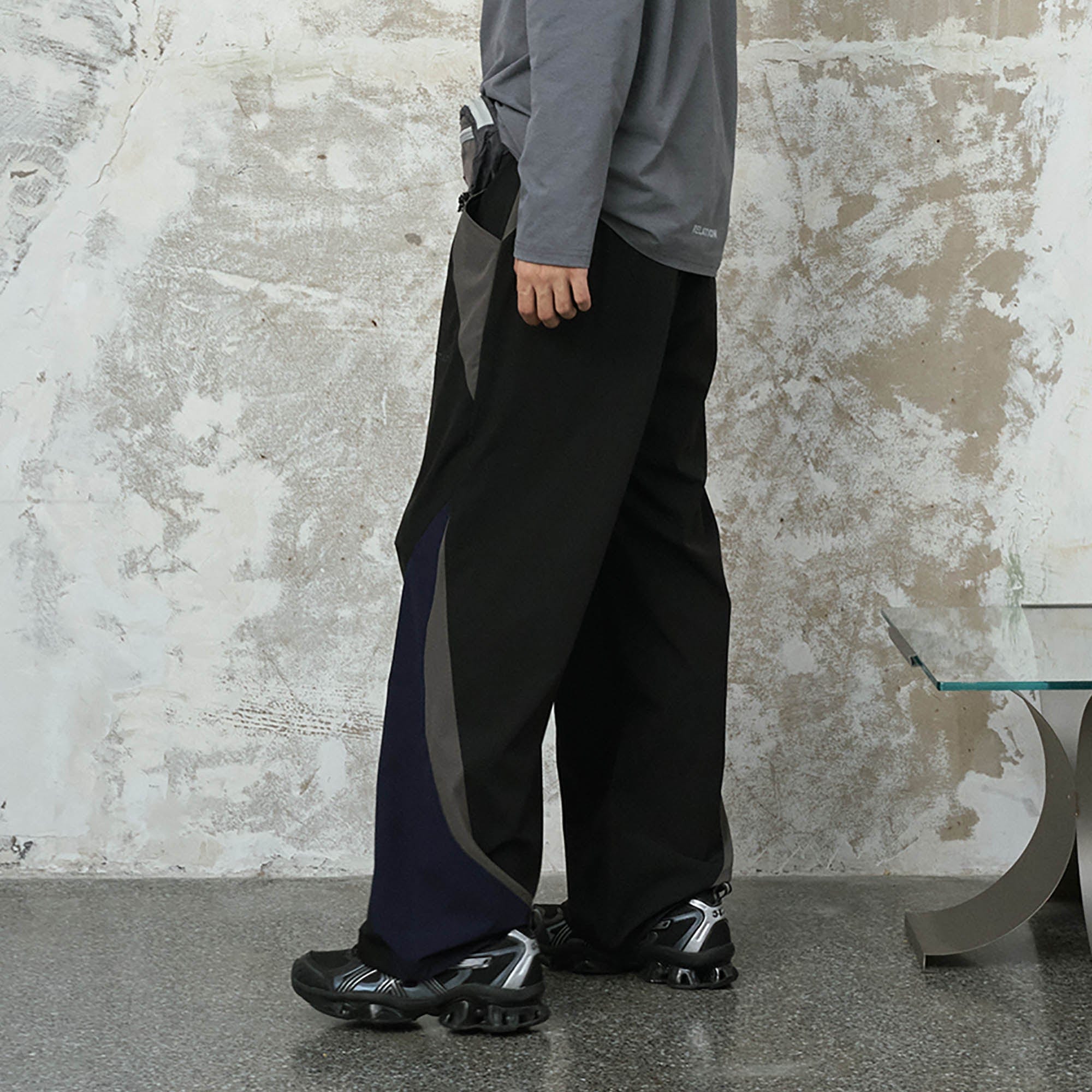 ENSHADOWER Spliced Quick Dry Straight-Leg Pants-Pants-S-Blue-Free Shipping Leatheretro