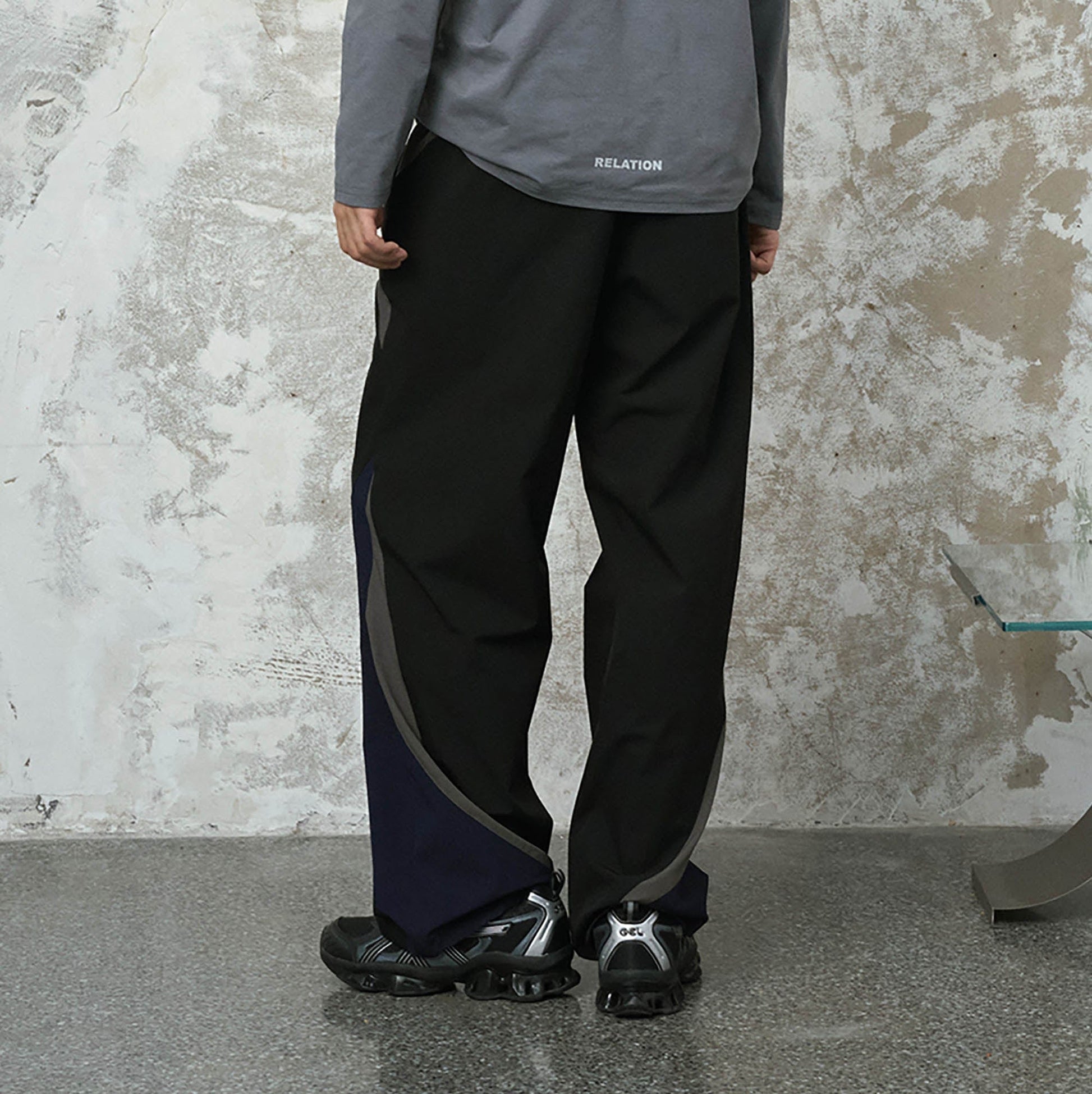 ENSHADOWER Spliced Quick Dry Straight-Leg Pants-Pants-S-Blue-Free Shipping Leatheretro