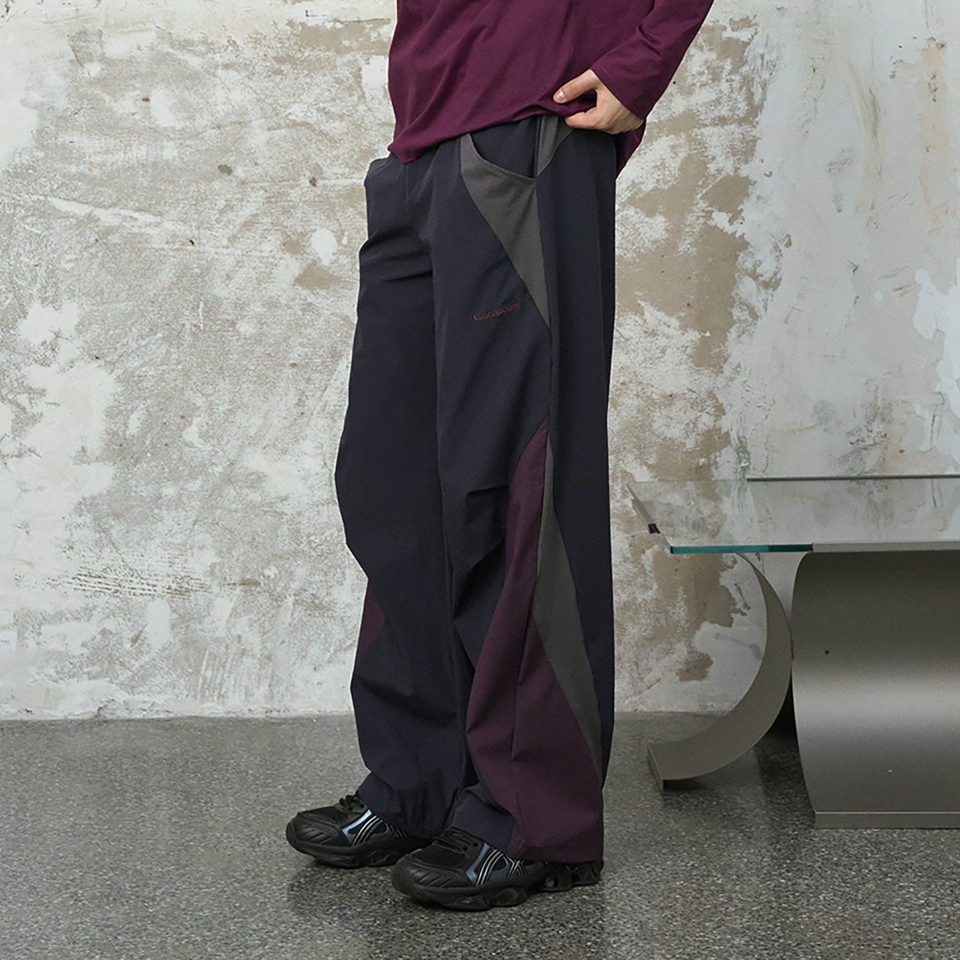 ENSHADOWER Spliced Quick Dry Straight-Leg Pants-Pants-S-Blue-Free Shipping Leatheretro