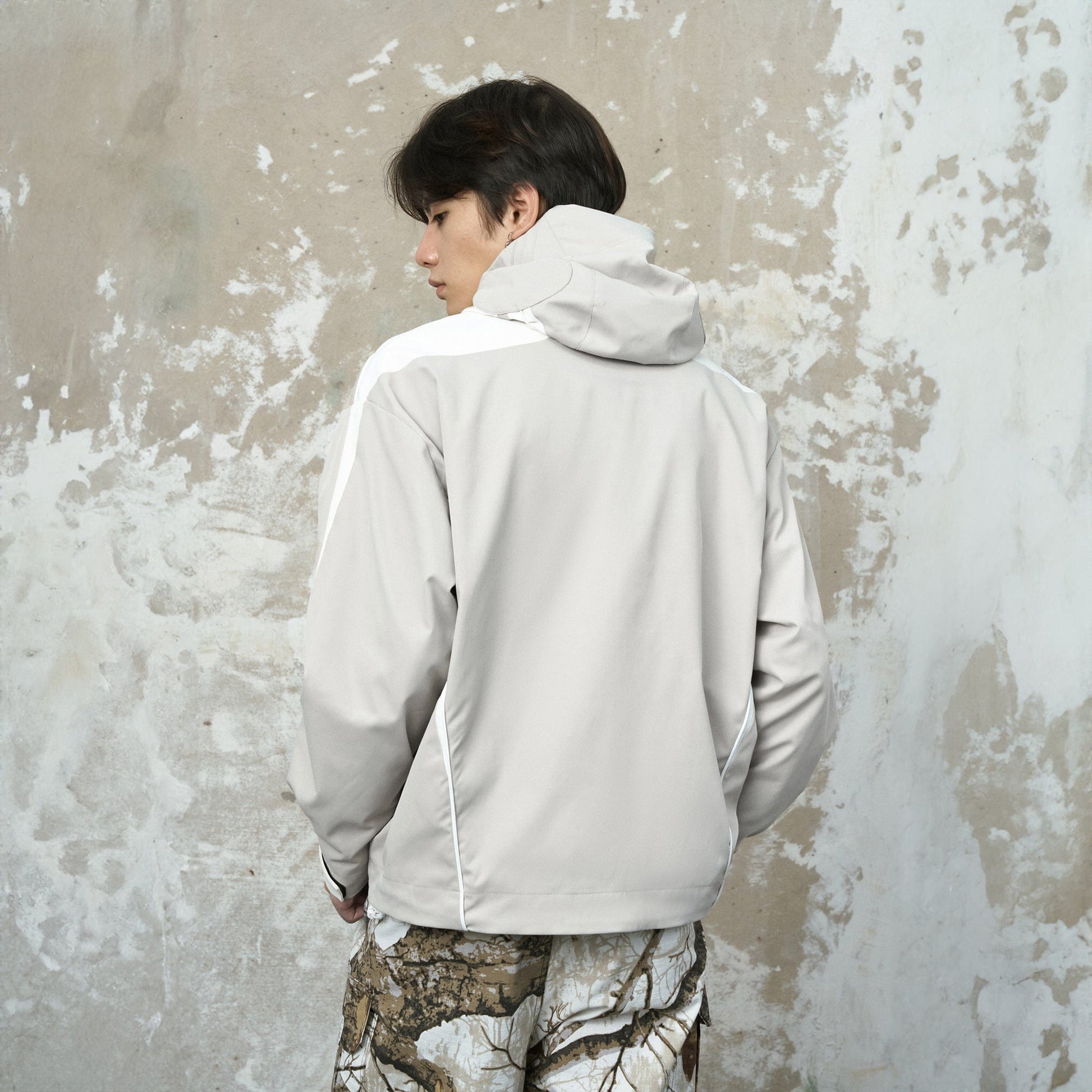 ENSHADOWER Spliced Multi-Pocket Waterproof Hooded Jacket-Jacket-S-Black-Free Shipping Leatheretro