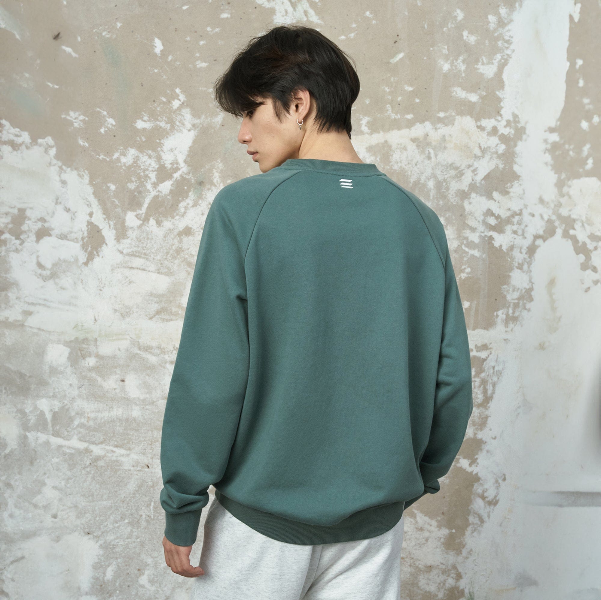ENSHADOWER Essential Slogan Raglan Sweatshirt-Sweatshirt-S-Green-Free Shipping Leatheretro