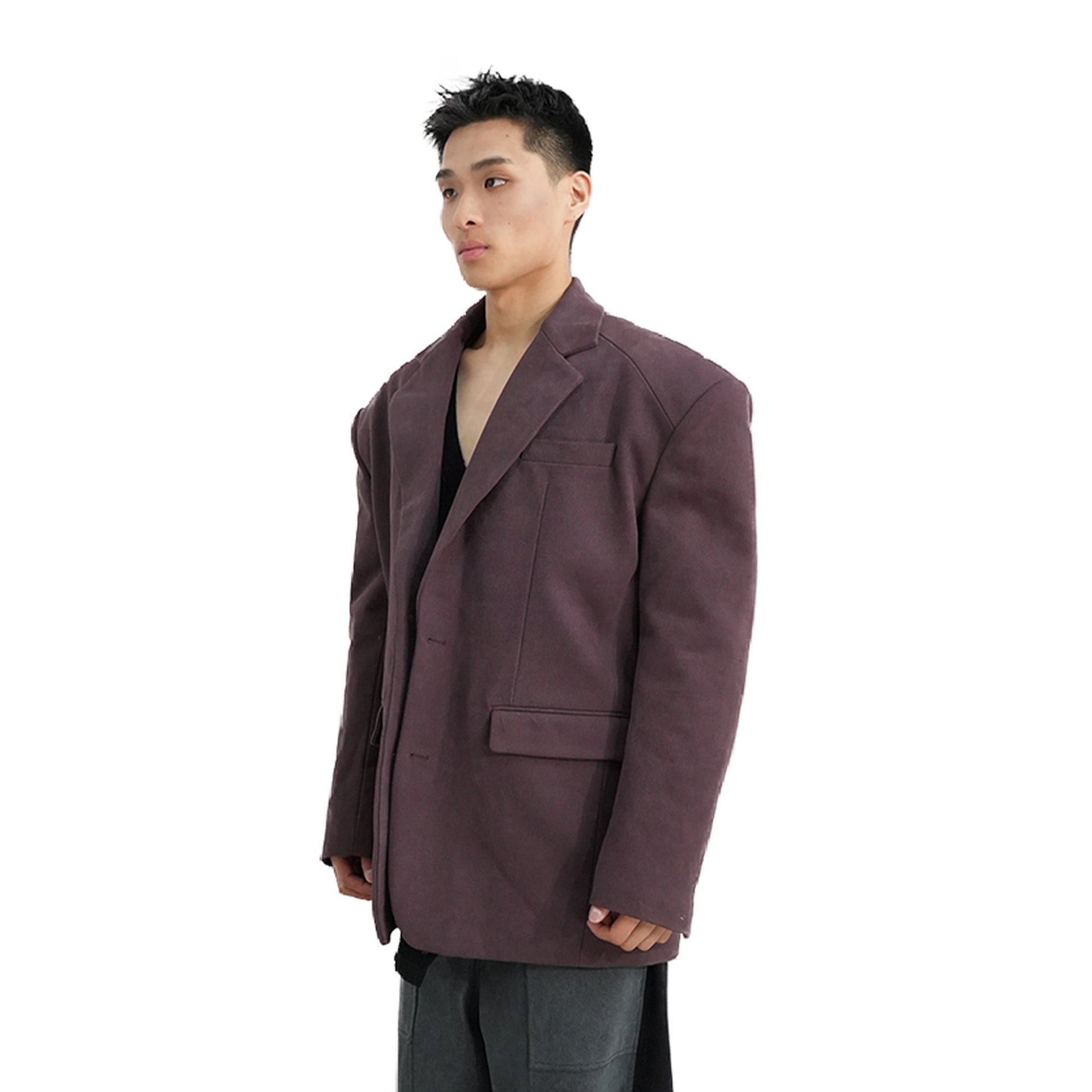 VANN VALRENCE Essential Padded Boxy Blazer-Jacket-S-Free Shipping Leatheretro