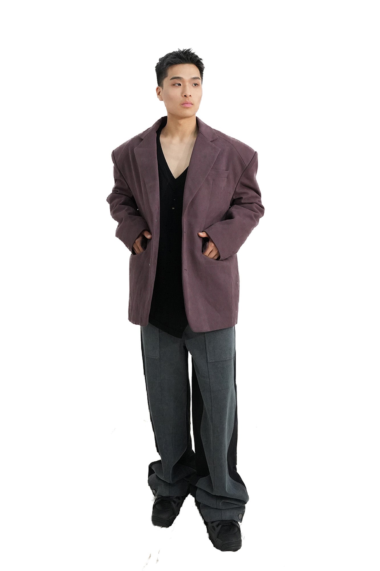 VANN VALRENCE Essential Padded Boxy Blazer-Jacket-S-Free Shipping Leatheretro