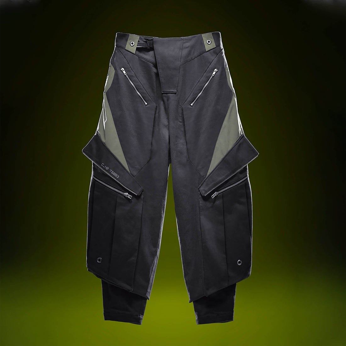 XIPHEVIL Blade Multi-Pocket Paneled Jogger Pants-Pants-XS-Free Shipping Leatheretro
