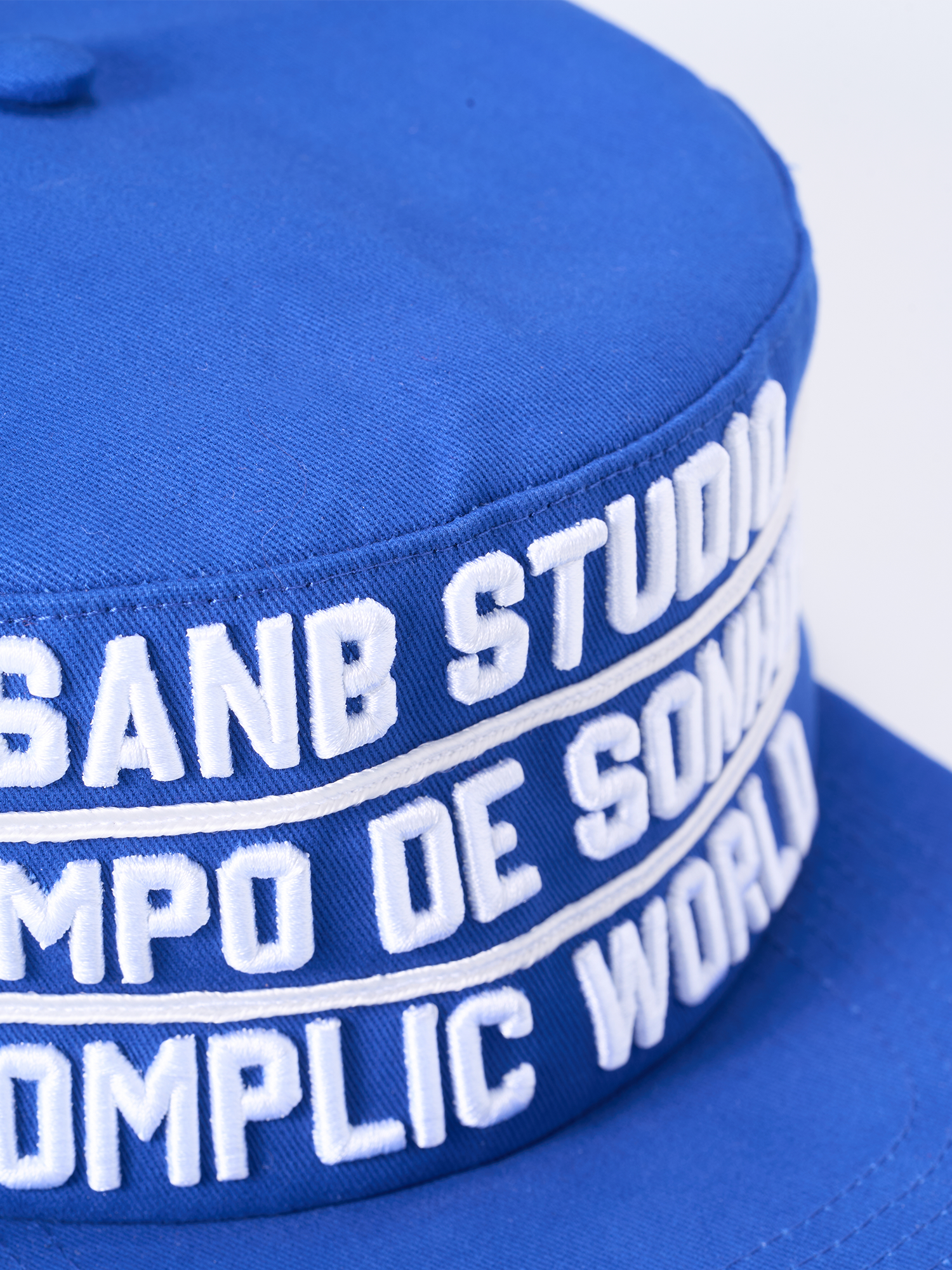 SANB Text Embroidered Pillbox Cap-Hat, Cap, Beanie-One Size-Free Shipping Leatheretro
