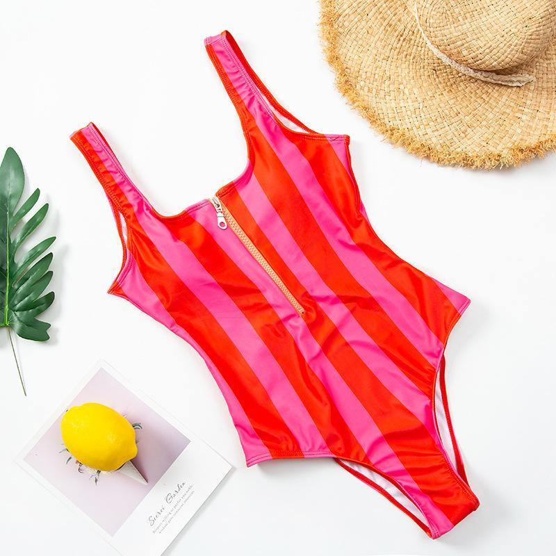 One Piece Summer Beach Swimsuits-Women Swimwear-11-S-Free Shipping Leatheretro