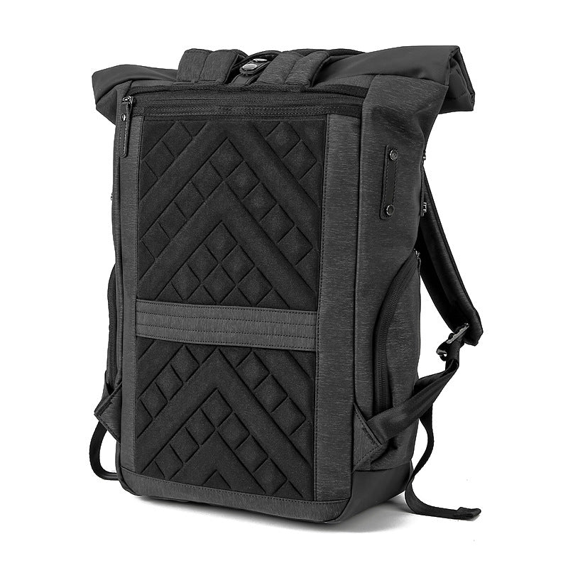 Black Functional Water Proof Backpack for Outdoor Traveling 1703-Backpack-Black-Free Shipping Leatheretro