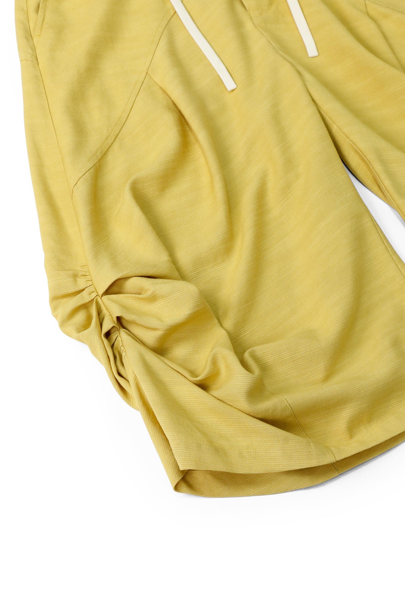 RELABEL Ruched Tencel-Acetate Oversized Shorts-Shorts-XS-Black-Free Shipping Leatheretro